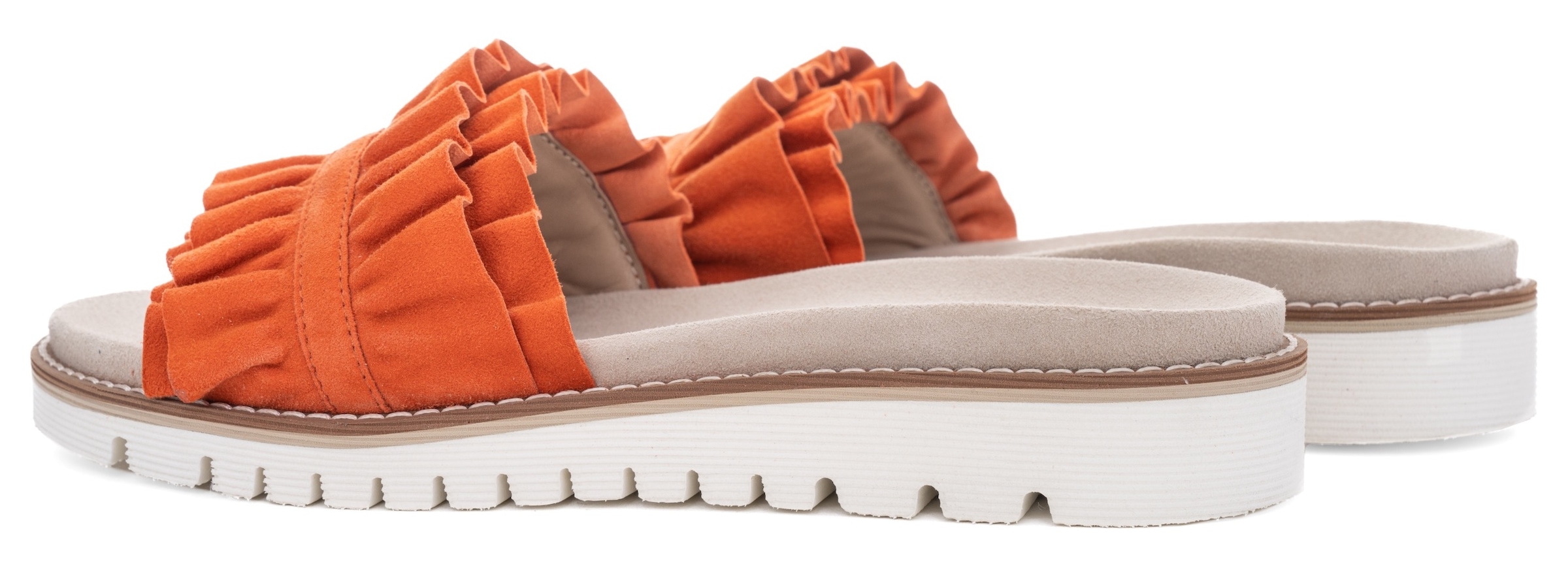 Ara Pantolette »KENT«, Slides, Flats, Sandale mit geraffter Bandage