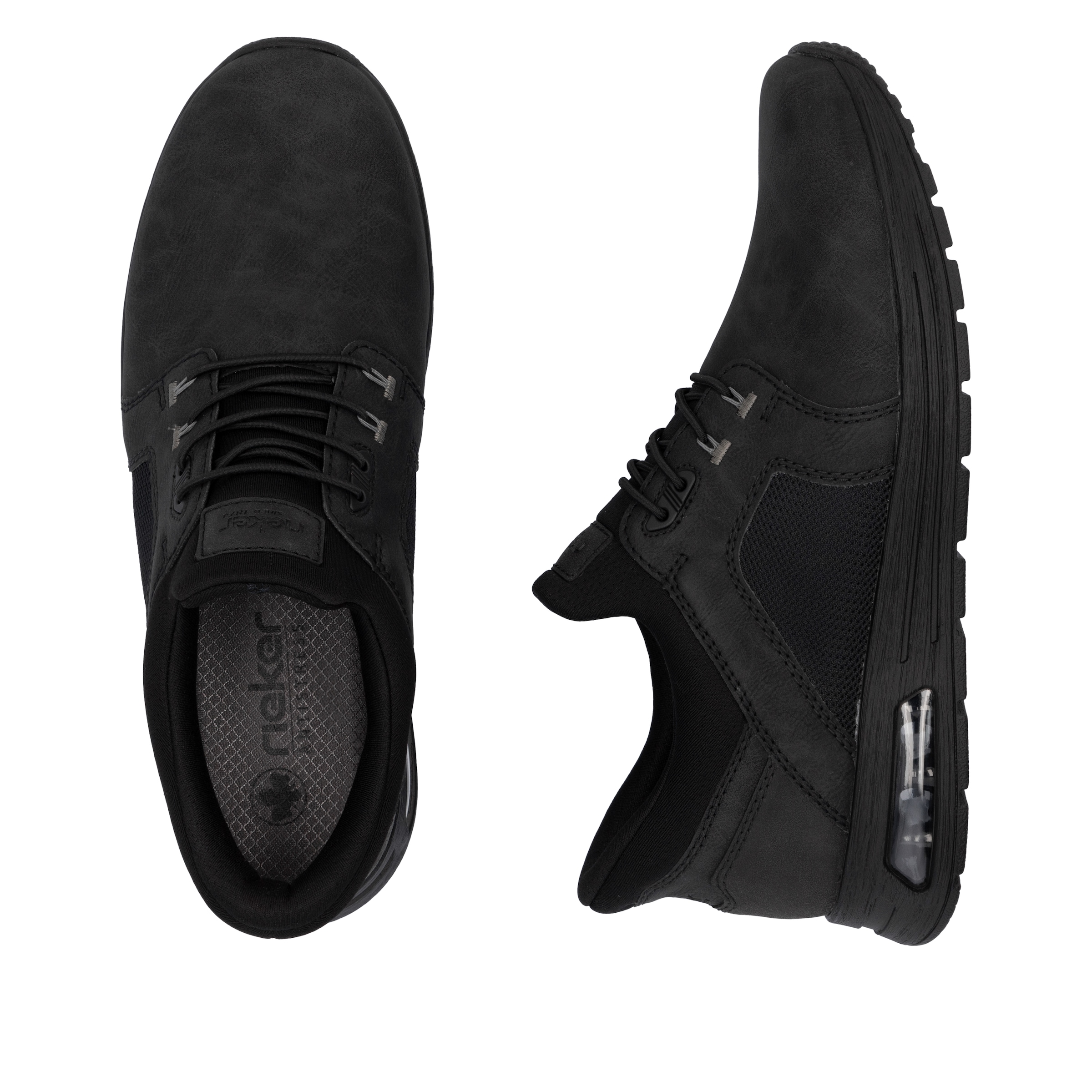 Rieker Slip-On Sneaker, Freizeitschuh, Halbschuh, Schlupfschuh mit gepolstertem Schaftrand