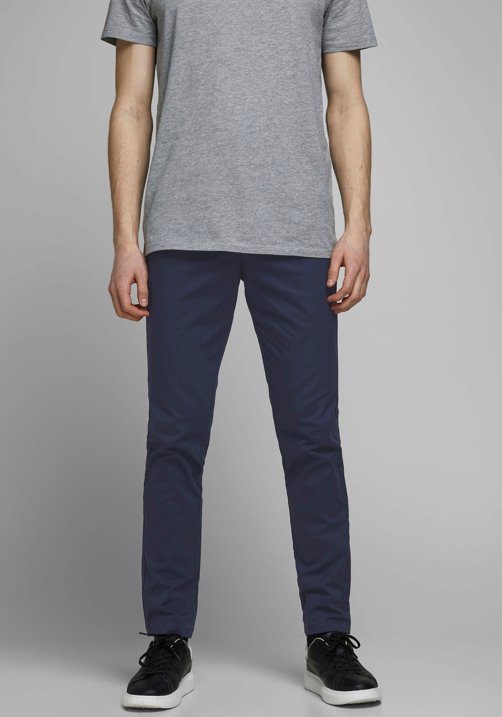 Jack & Jones Chinohose »SLIM FIT MARCO 2PCS«, (Packung, 2 tlg., 2er-Pack)