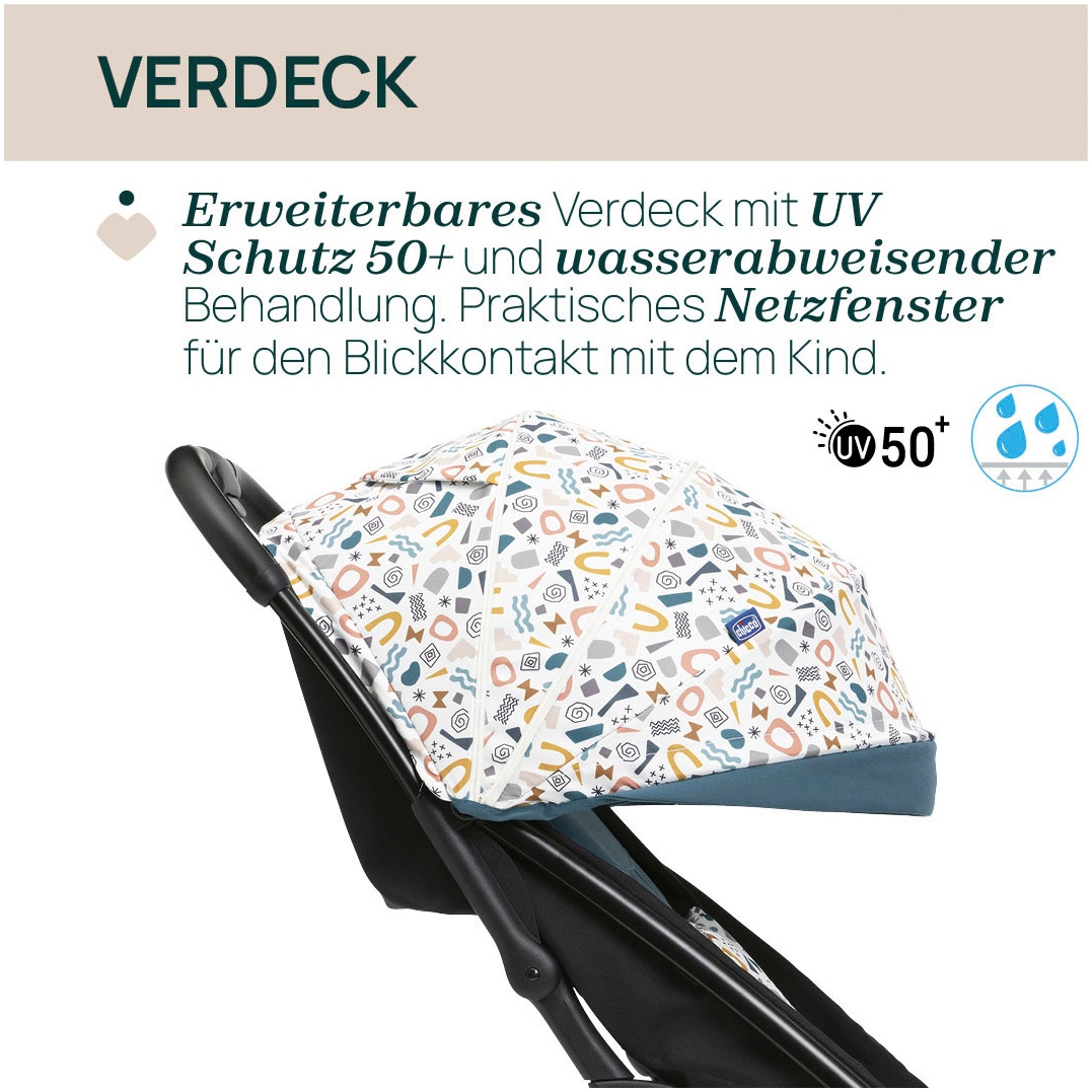 Chicco Sport-Kinderwagen »Glee«, 22 kg, inklusive Regenschutz