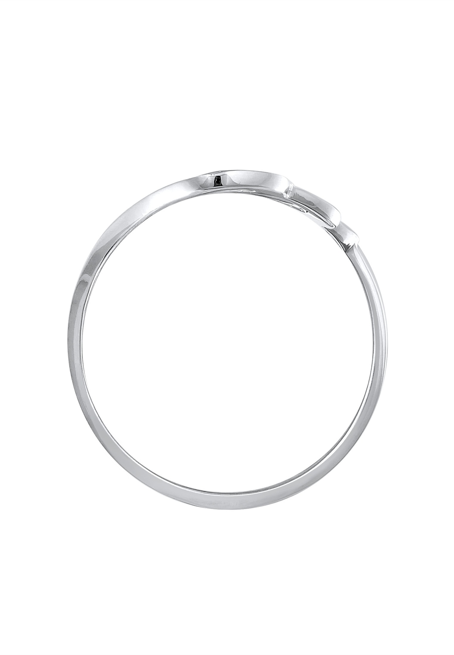 Nenalina Silberring »Ring Basic Wellen Geschwungen Schlicht 925 Silber«