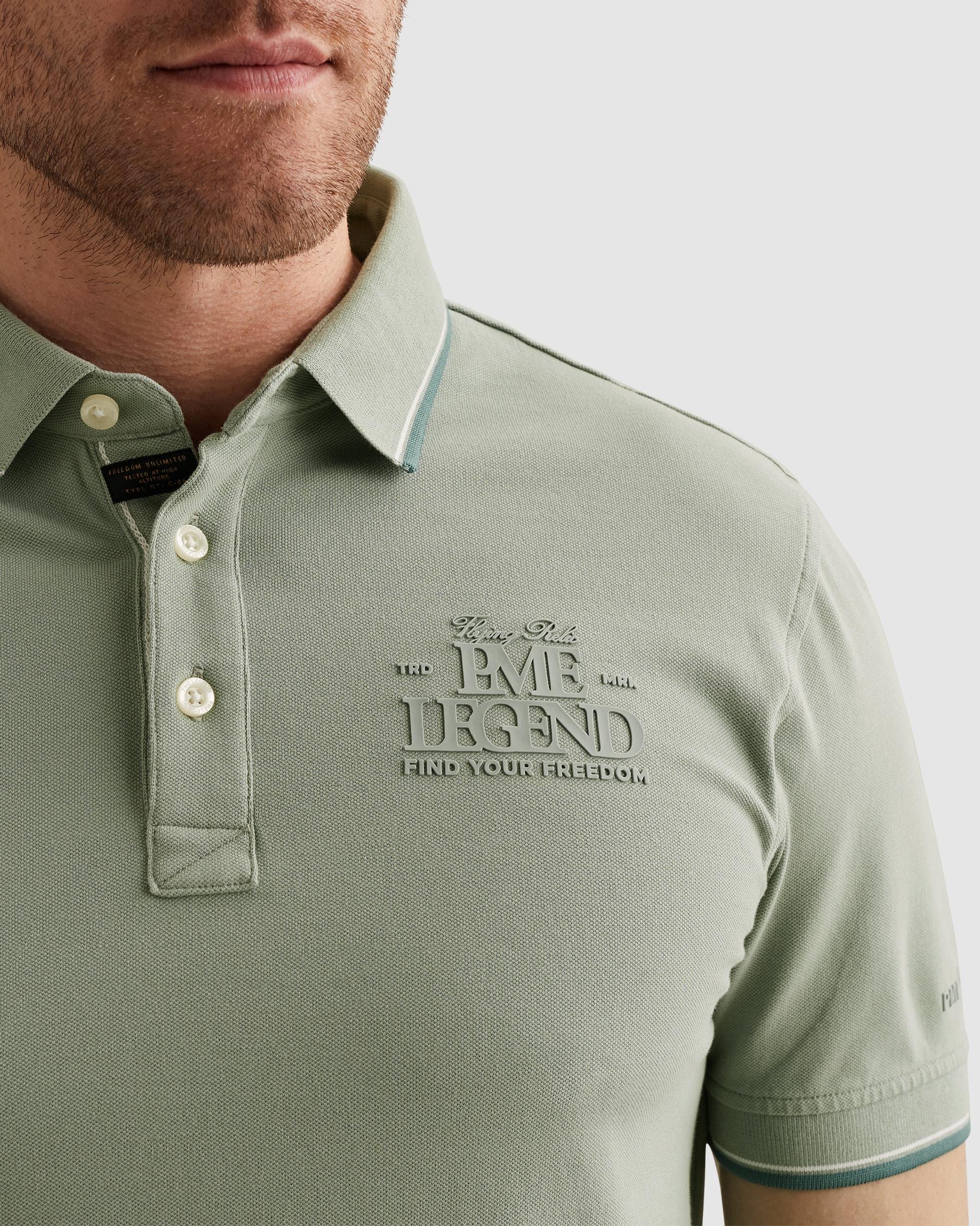 PME LEGEND Poloshirt »Short sleeve polo stretch pique« Regular fit, Kurzarm, casual Stil