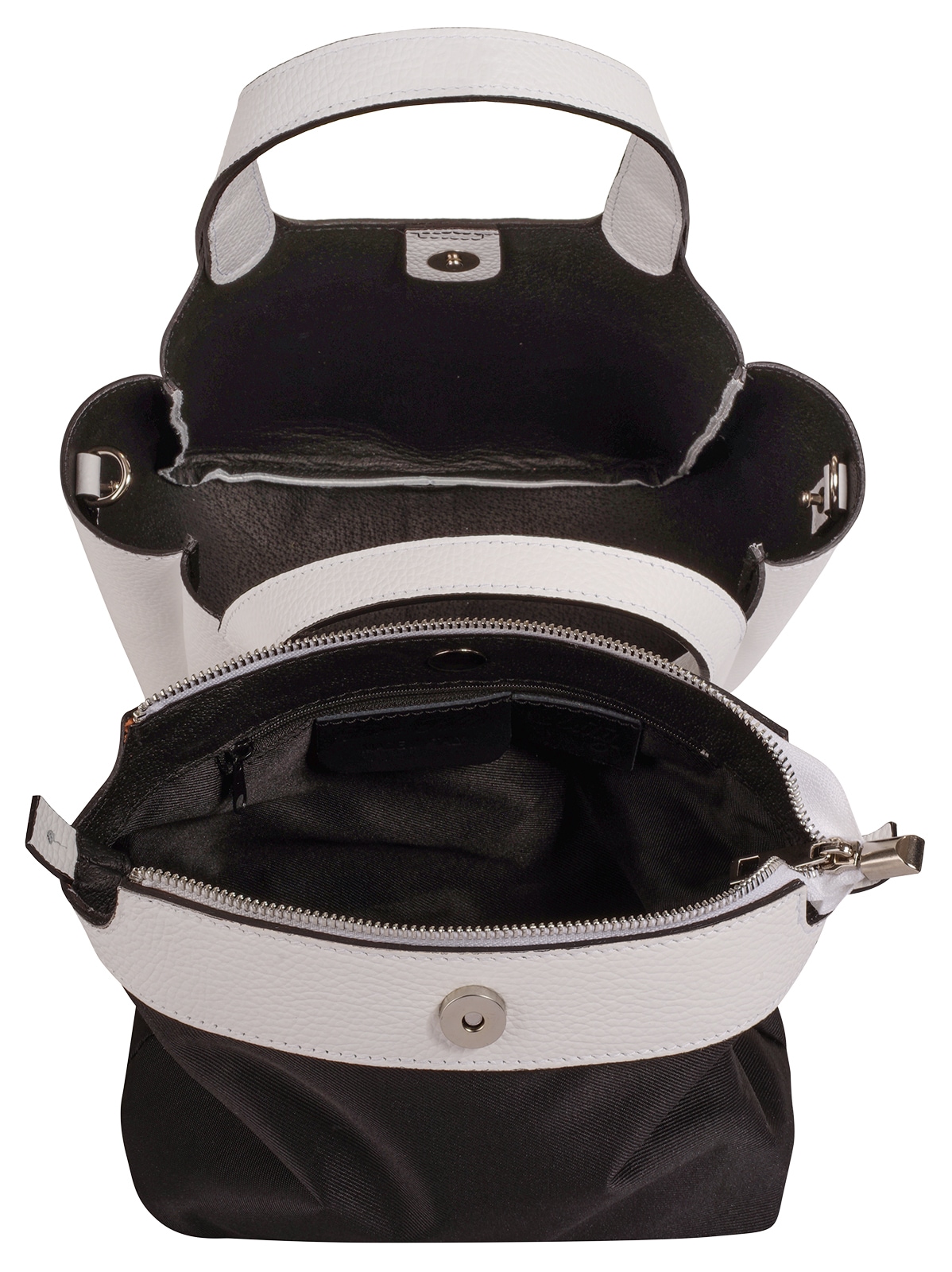 Cluty Henkeltasche echt Leder, Made in Italy