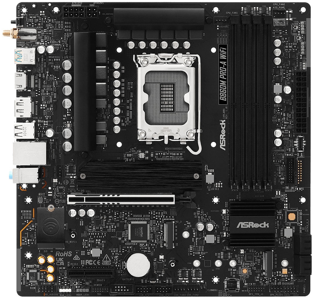 Asrock Mainboard »B860M Pro-A WiFi«