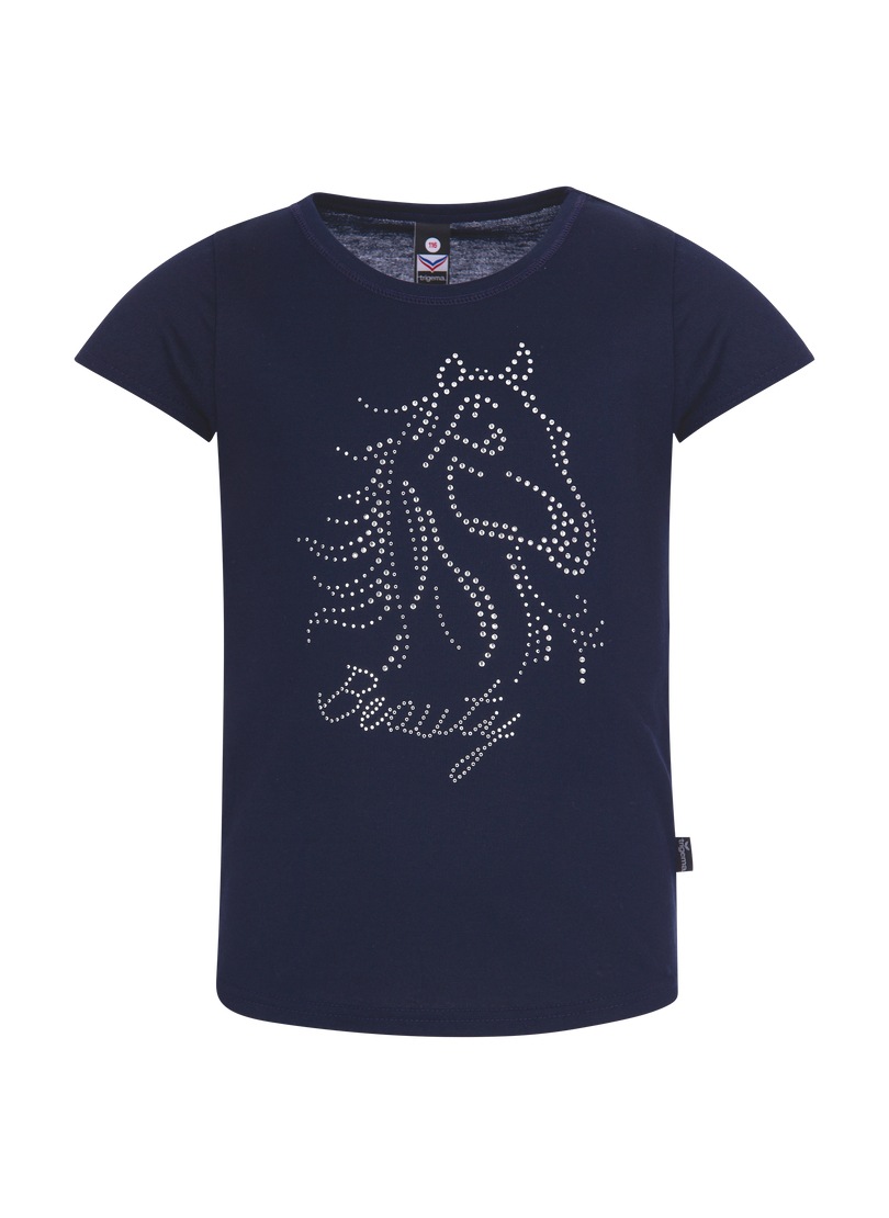 Trigema T-Shirt »TRIGEMA T-Shirt mit Glitzer-Pferd«