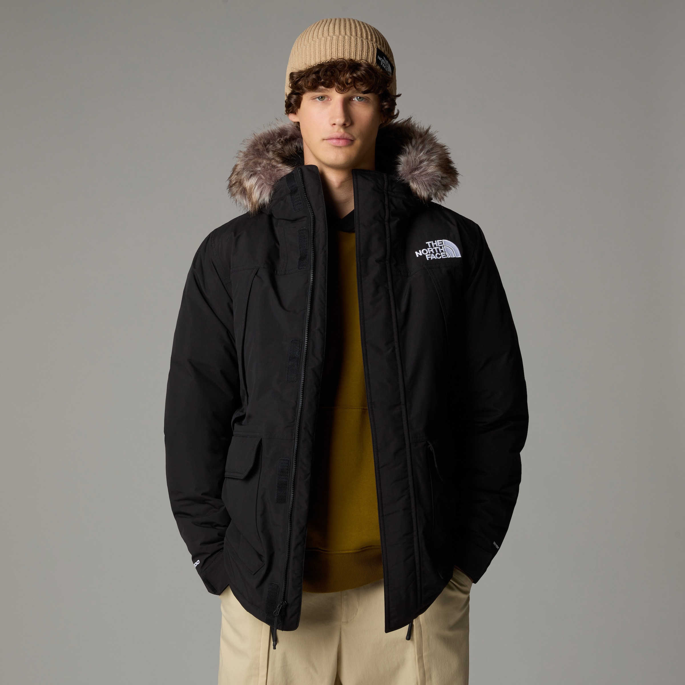 The North Face Funktionsparka »M MCMURDO PARKA«, (1 St.), mit Kapuze, mit Logostickerei