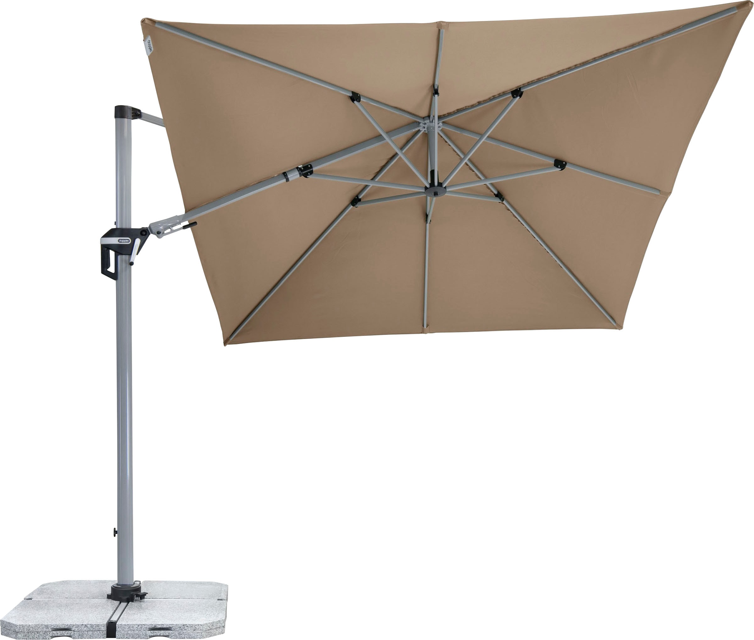 doppler® Ampelschirm »Active Pendel«, UV-beständig, Maße: 350x260 cm
