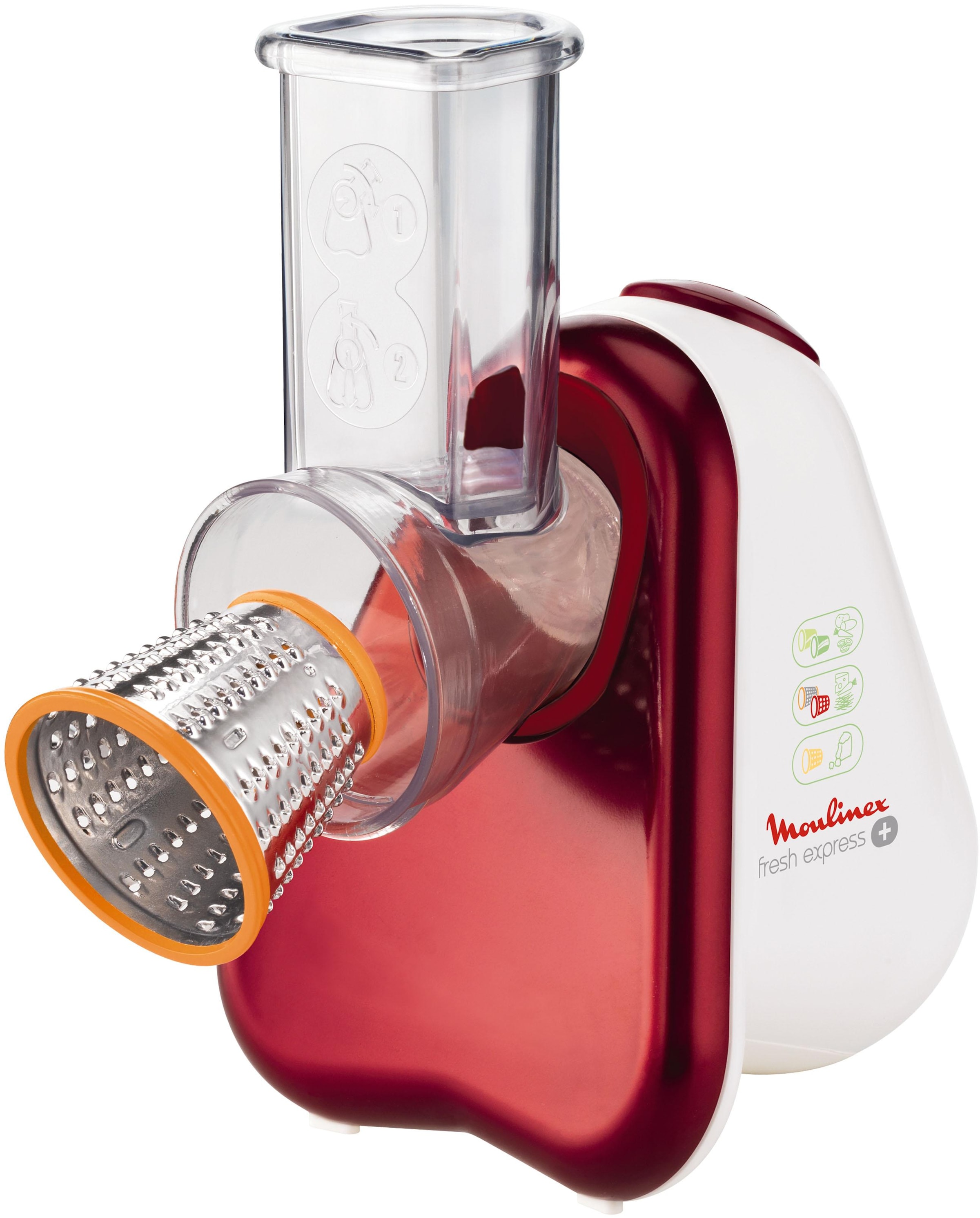 Moulinex Zerkleinerer »DJ756G Fresh Express Plus«, 200 W, Gemüseschneider, Gemüsehobel, 5 Einsätze inkl. Reiben