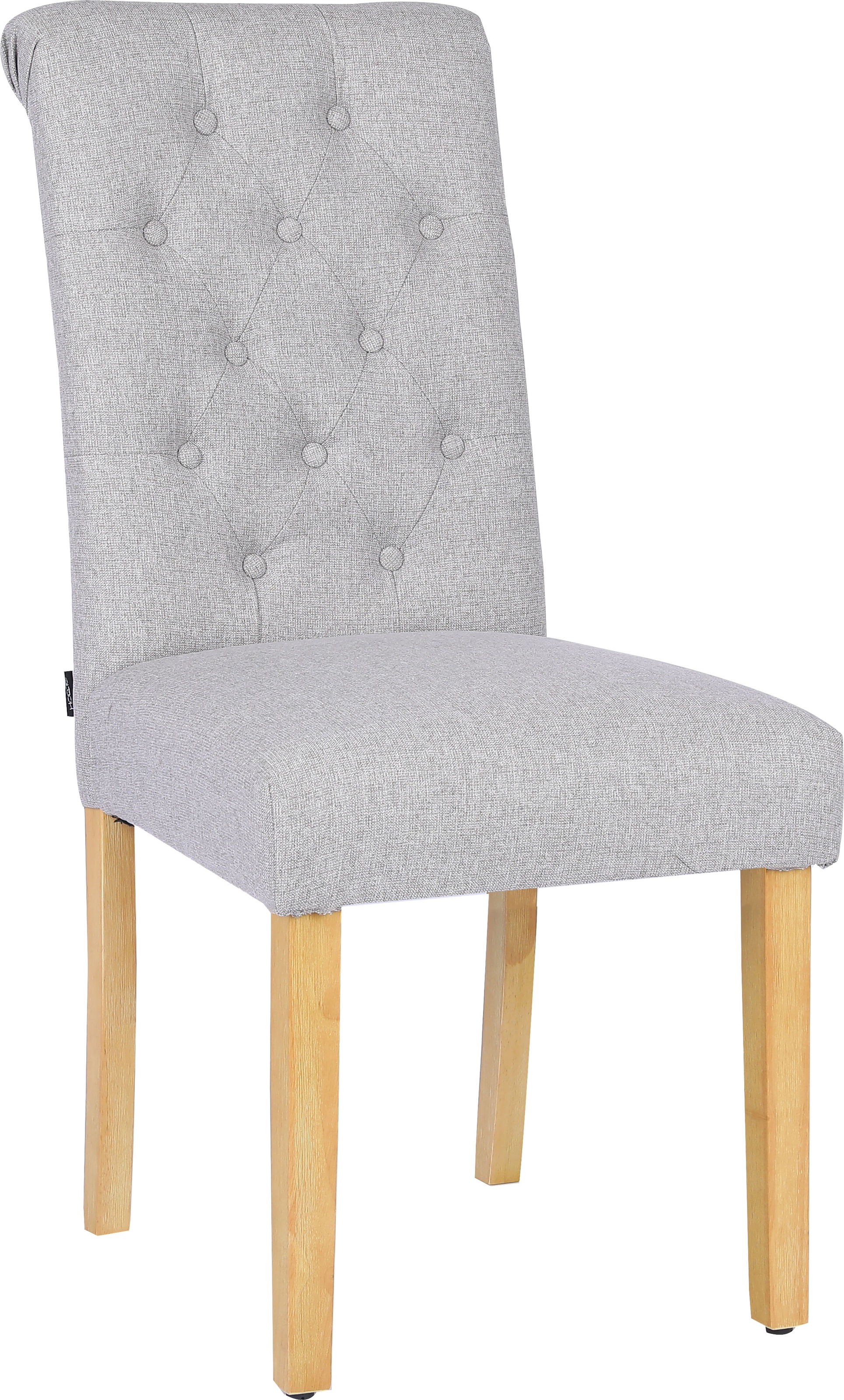 Home affaire Esszimmerstuhl »Liao, TOPSELLER!, 2er-Set«, (Set), pflegeleichter Webstoff Bezug, Knopfheftung, Sitzhöhe ca. 51 cm