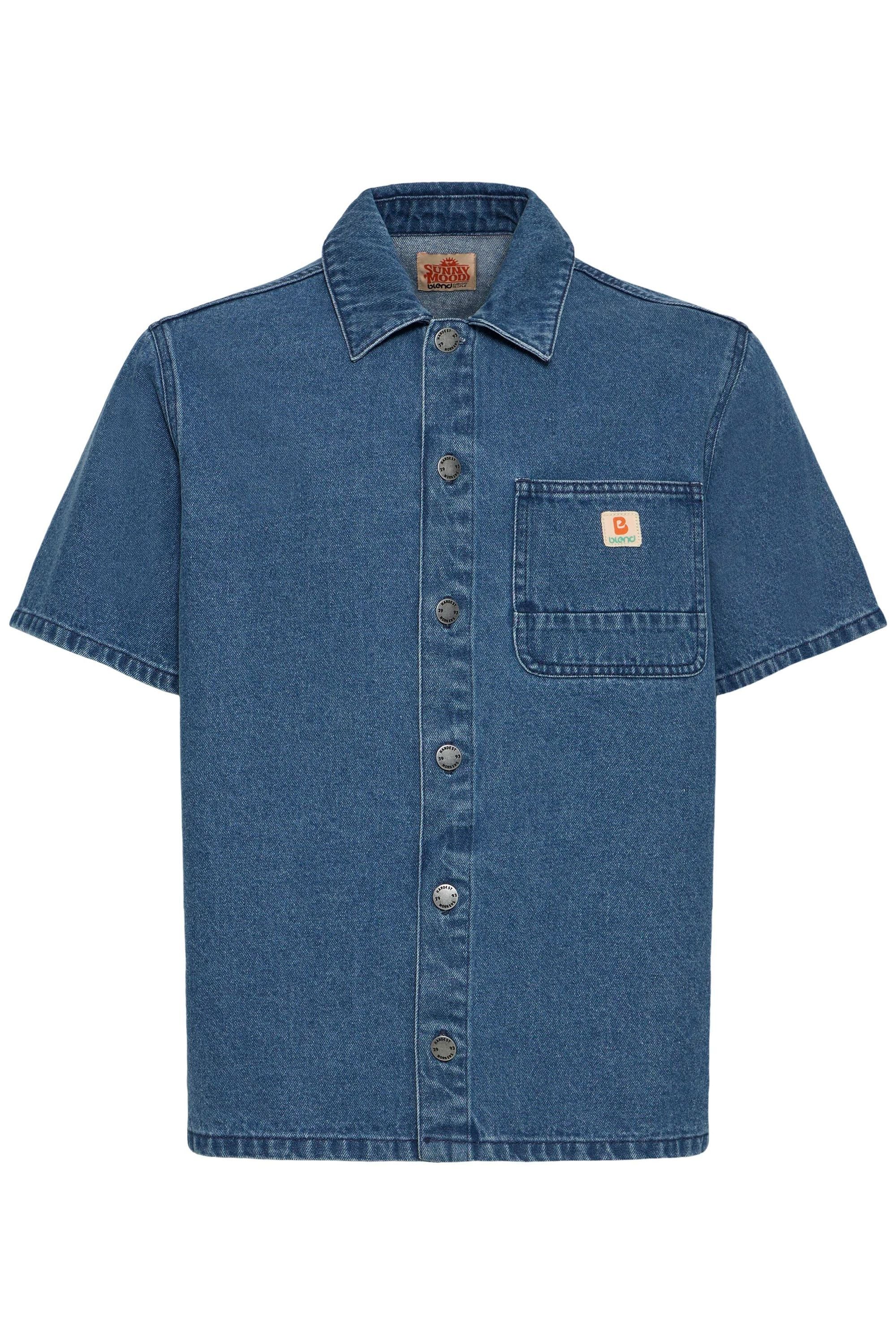 Blend Jeanshemd »Jeanshemd BHIgs Overshirt Workwear«