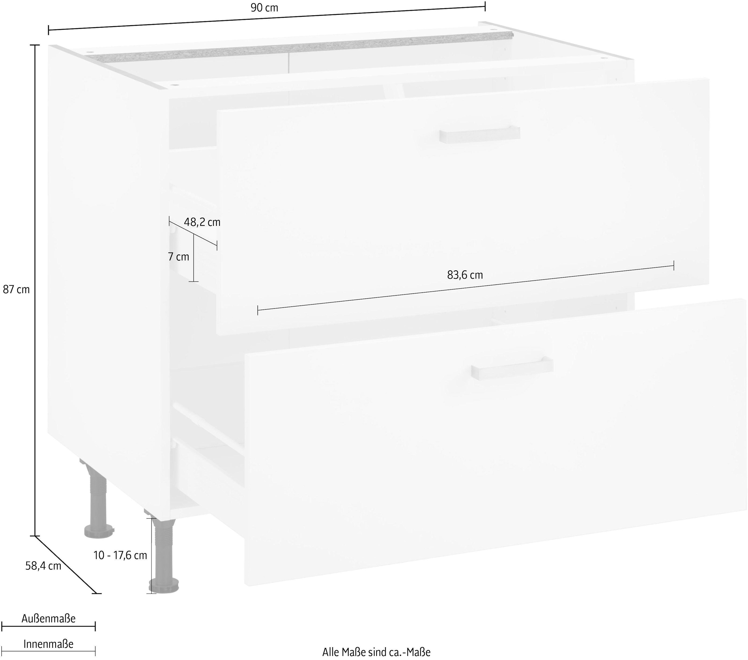 Breite Unterschrank 90 »Parma«, OPTIFIT bestellen OTTO cm bei