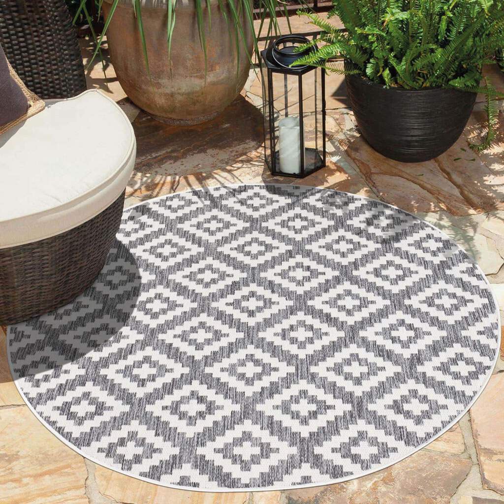 Carpet City Teppich »Outdoor«, Flachgewebe, Form in rund, kaufen quadratischer UV-beständig, bei erhältlich OTTO auch