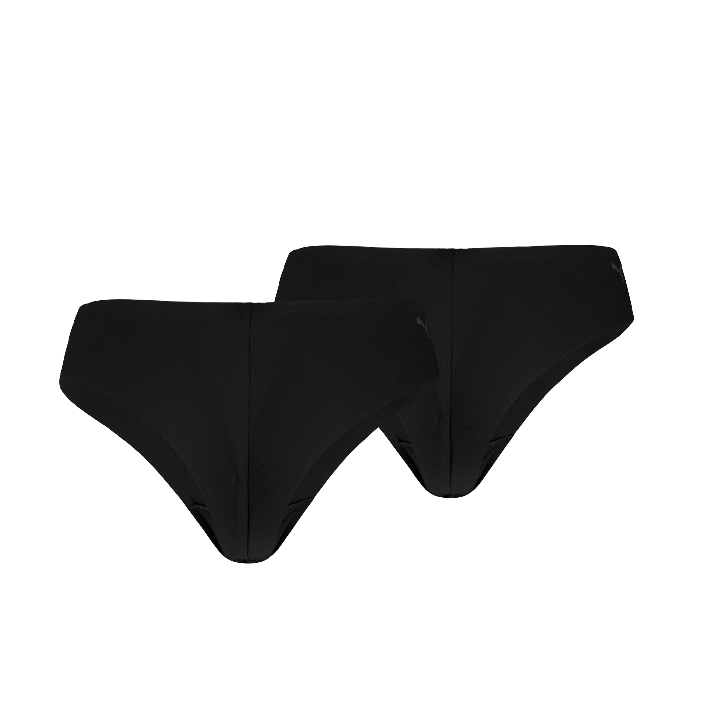 PUMA Brasilslip »PUMA WOMEN MICROFIBER BRAZILIAN BRIEFS« 2er Pack,  nahtlose Ränder für eine unsichtbare Passform