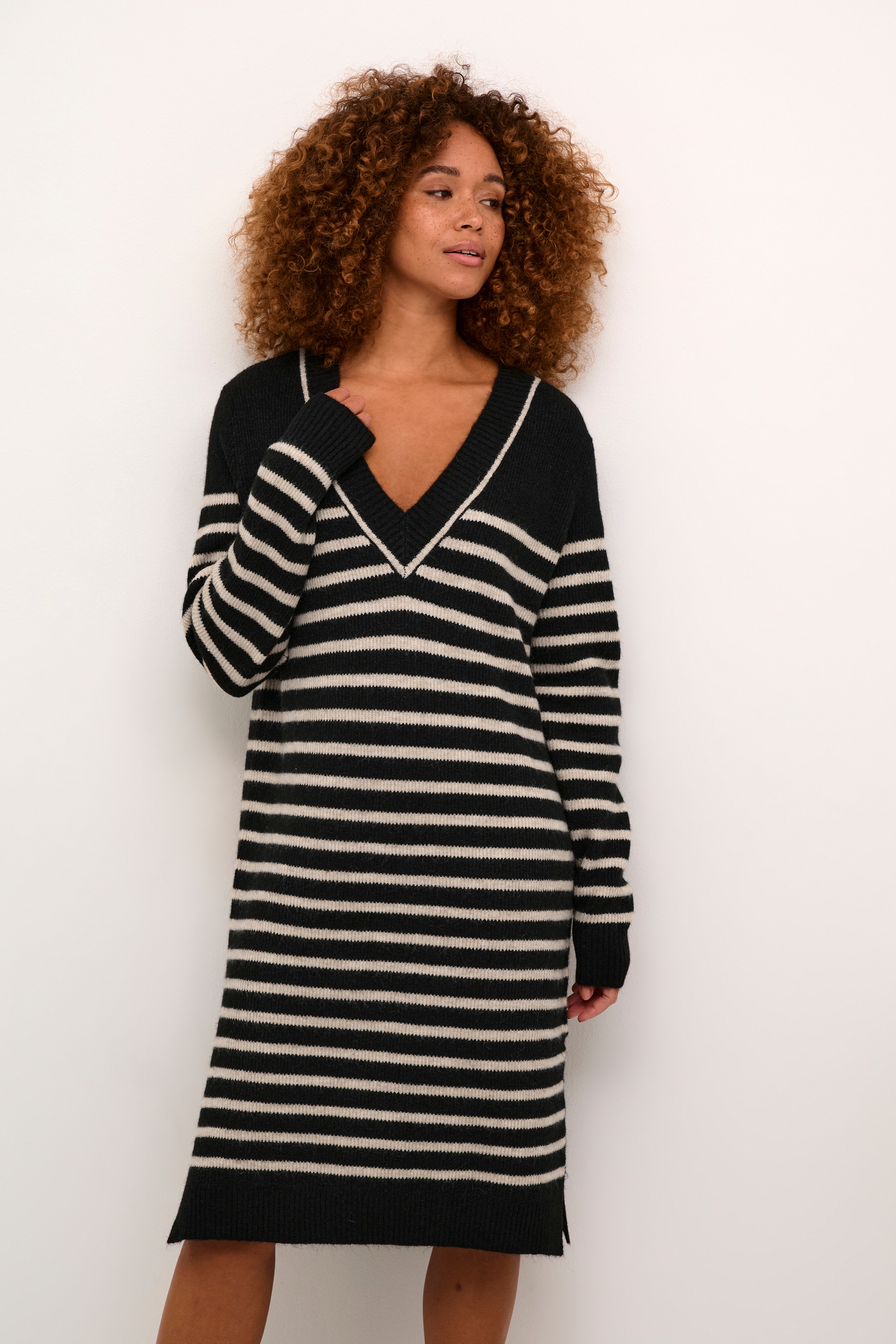 KAFFE Midikleid »Kleid KAjuno«