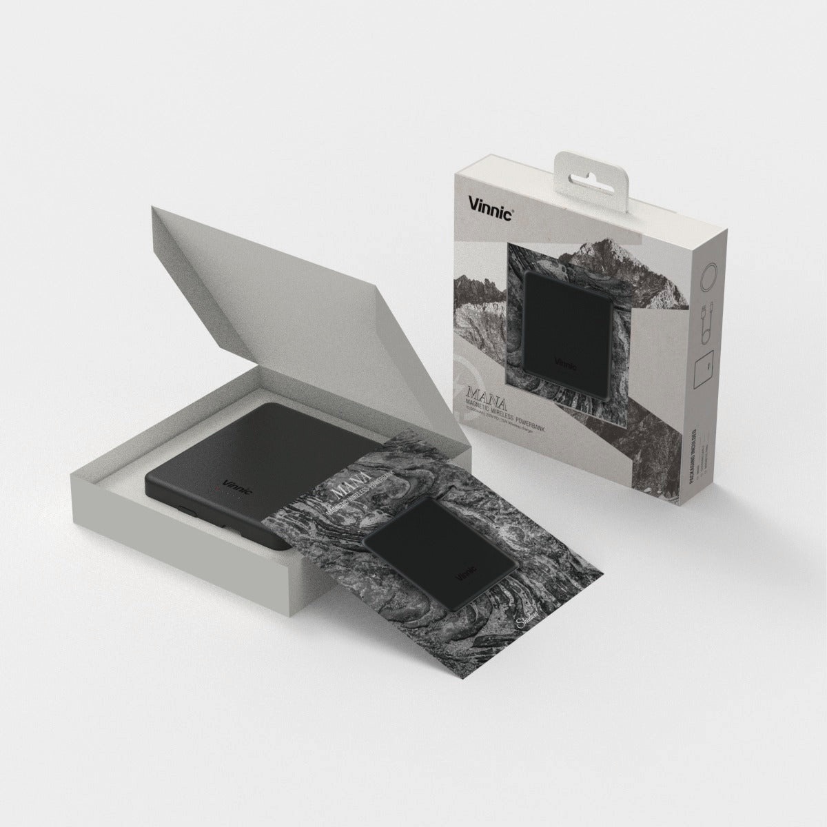 Vinnic Powerbank »MANA Magnetic Wireless Powerbank 8.000mAh« Vinnic MANA Magnetic Wireless Powerbank 8.000mAh,blue