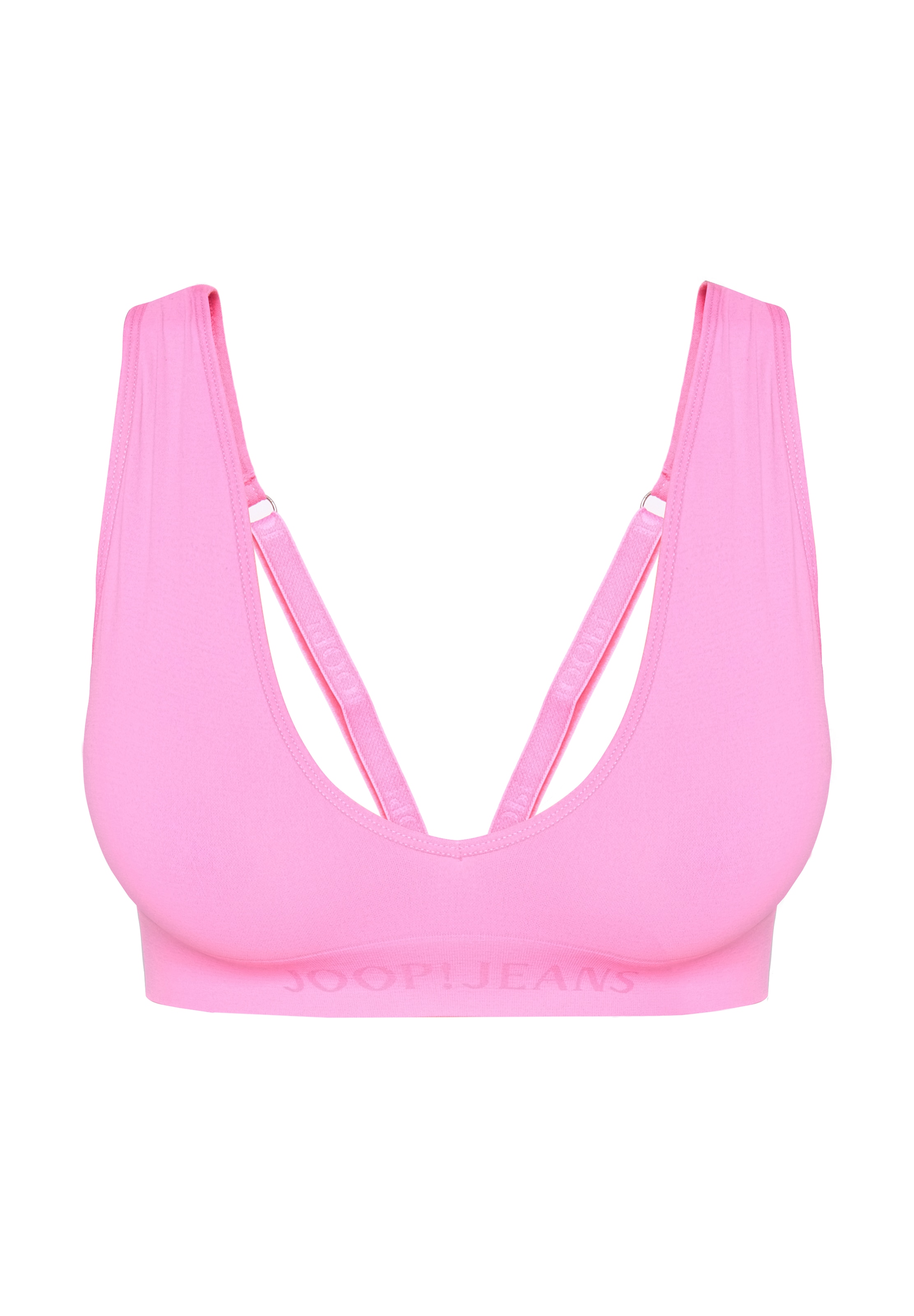 JOOP! Jeans Bralette tiefer V-Ausschnitt, Logoschriftzug