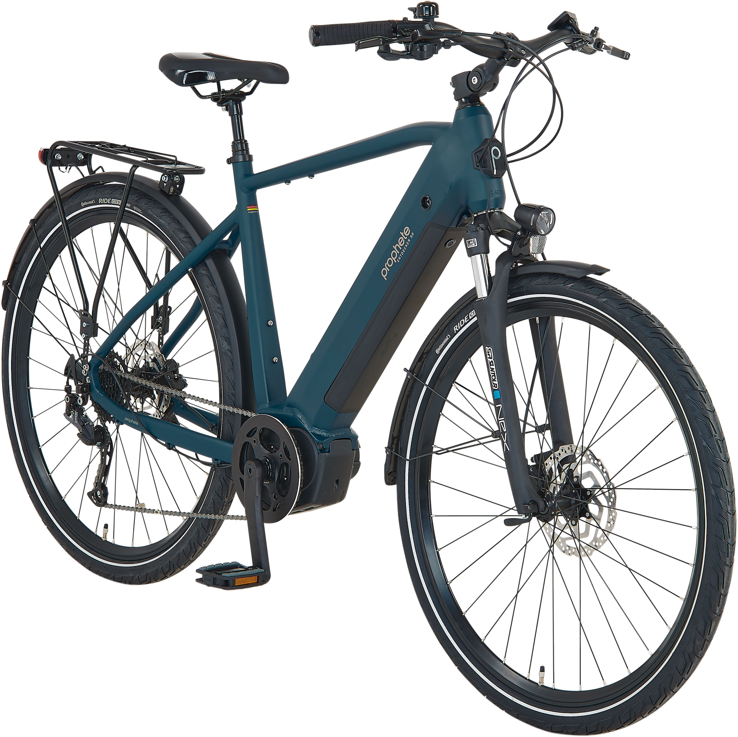 Prophete E-Bike »Entdecker 3.0«, 9 Gang, Shimano, Mittelmotor 250 W, Pedelec, Elektrofahrrad für Herren
