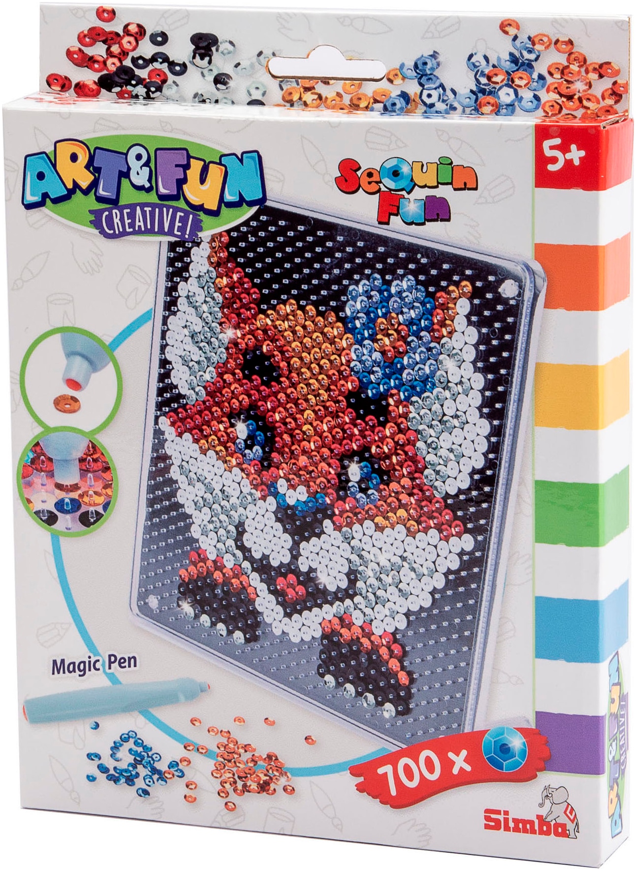 SIMBA Kreativset »Art&Fun, Sequin Fuchs«