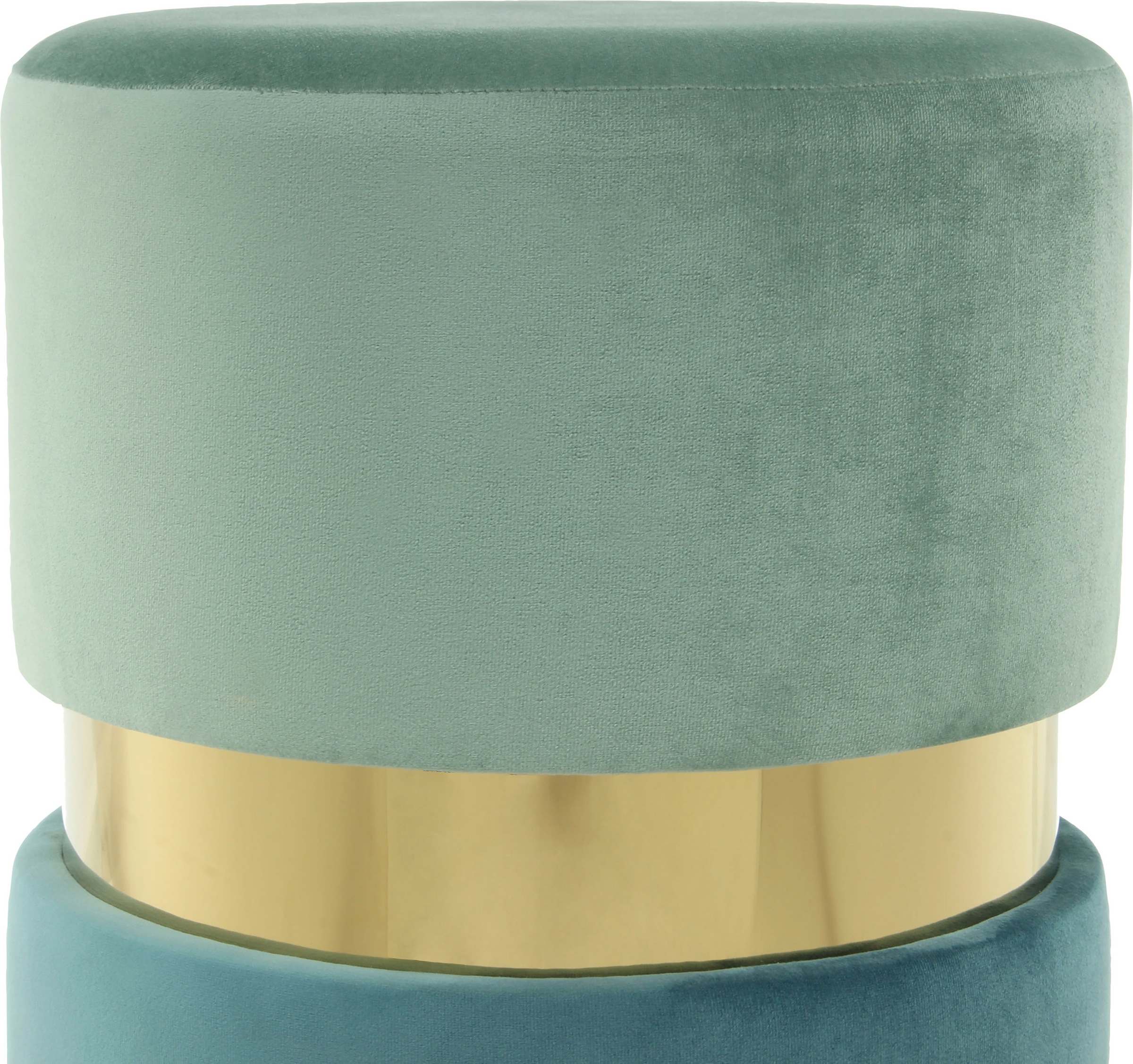 Kayoom Sitzhocker »Hocker Gipsy 825, stilvoller Sitzhocker, runde Form, stilvolles Design« 1 Stk. tlg. samtweich, platzsparend, vielfältig einsetzbar, weiche Polsterung