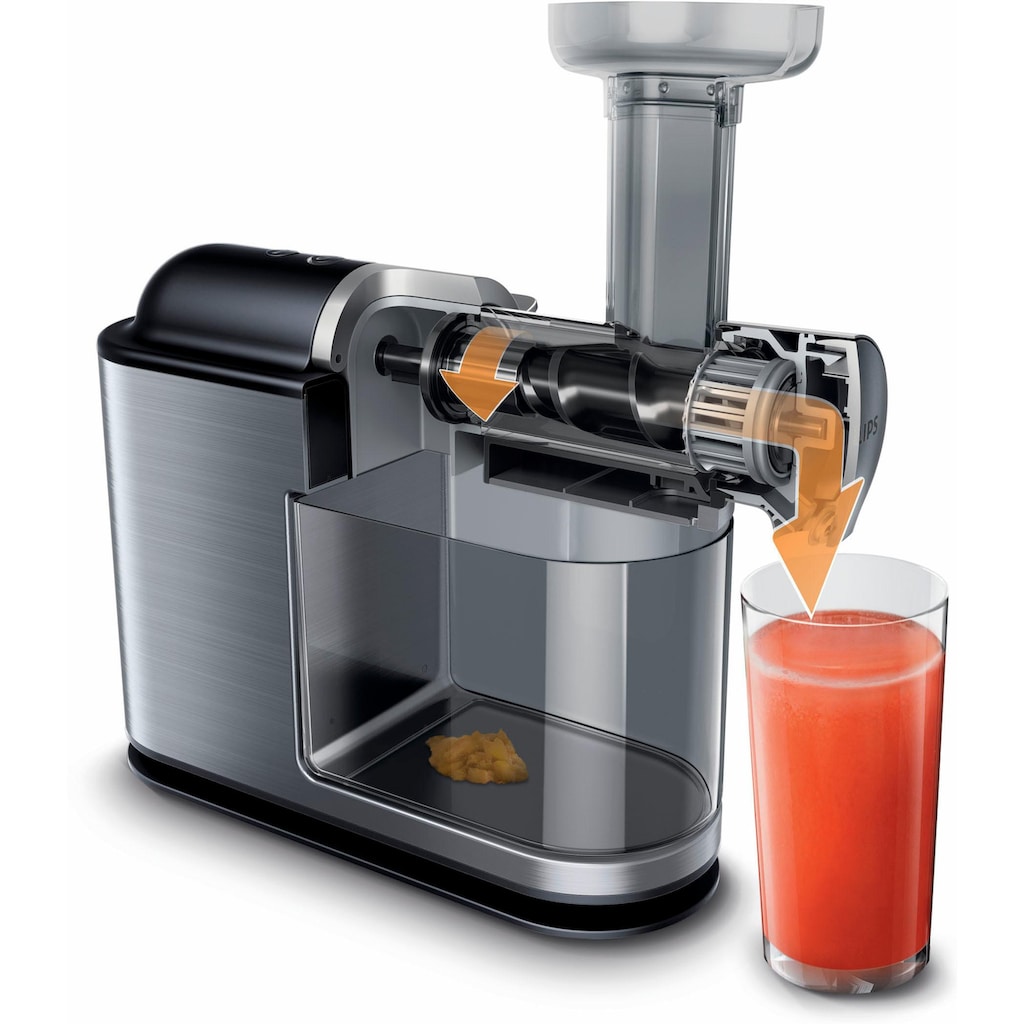 Philips Slow Juicer »HR1949/20«, 200 W, Avance Collection, mit Tropfstop, QuickClean und 1 l Saftbehälter