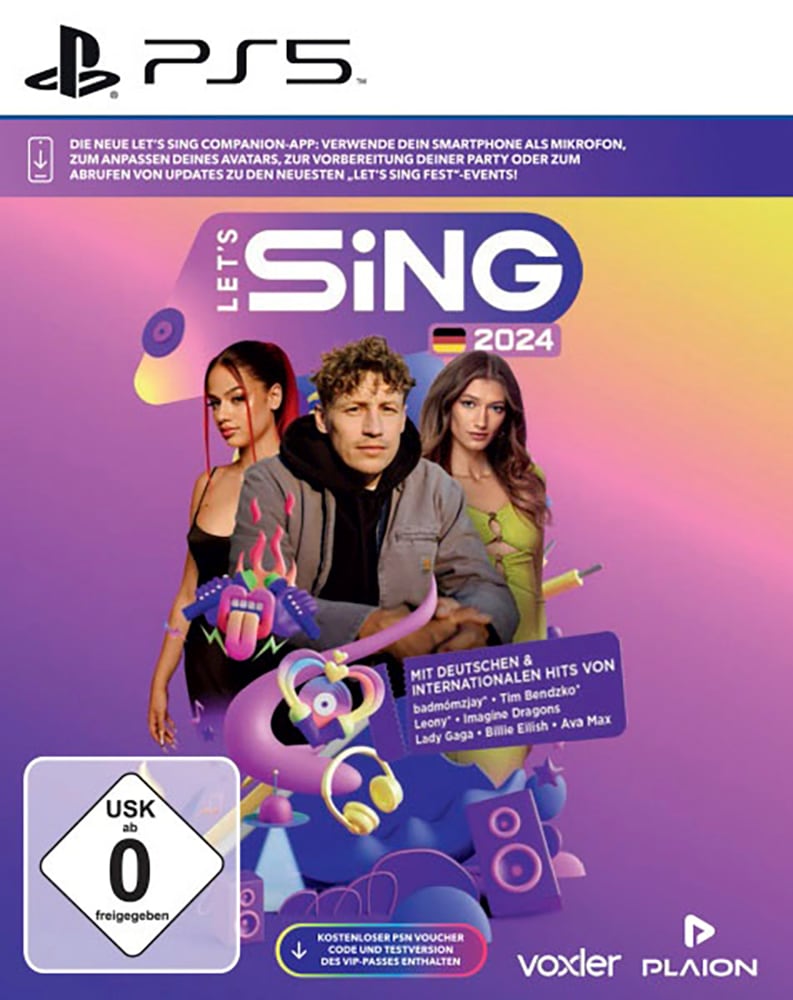 Ravenscourt Spielesoftware »Let's Sing 2024 German Version«, PlayStation 5