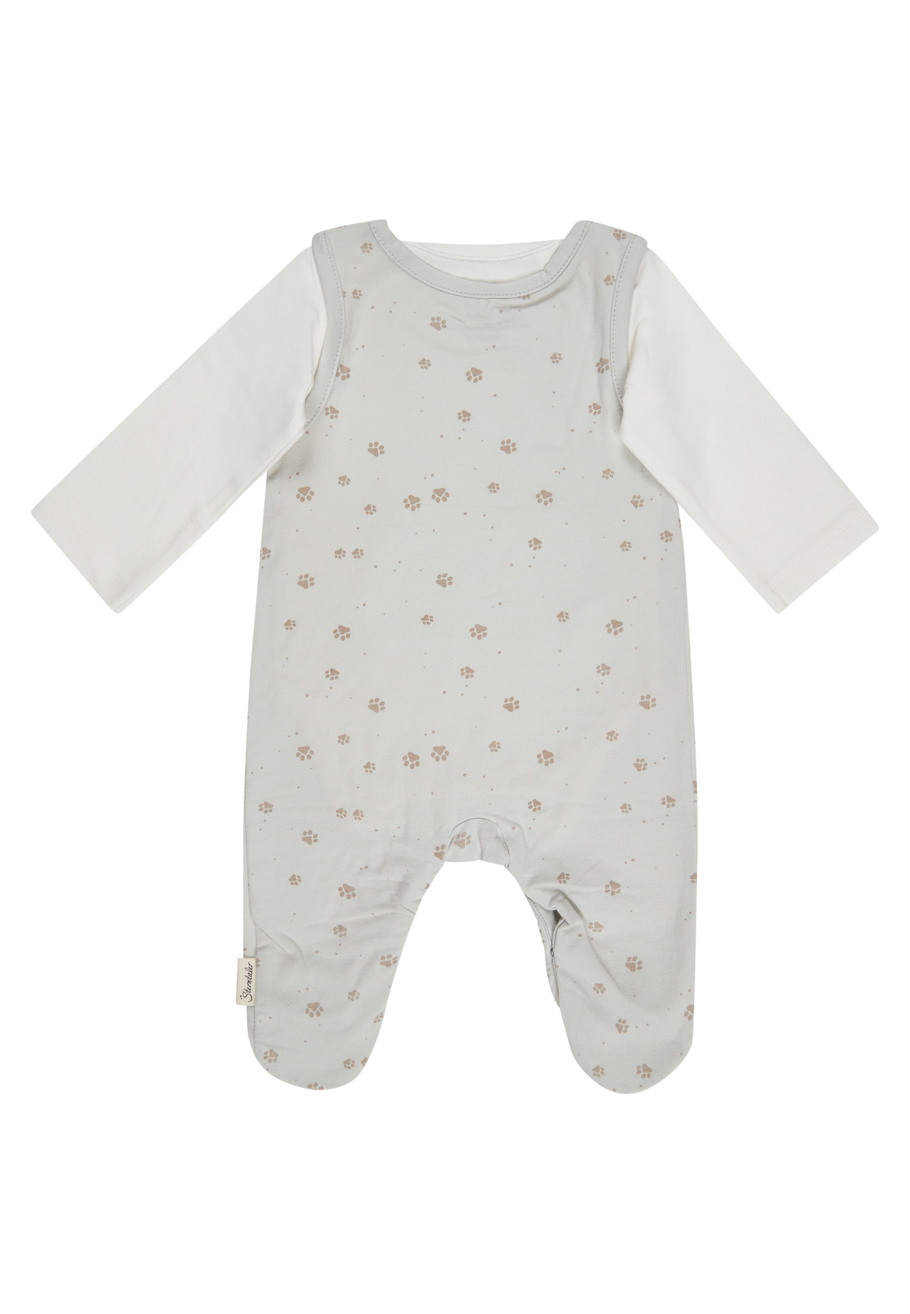 Sterntaler® Shirt & Hose »Strampler-Set Jersey Pfoten«