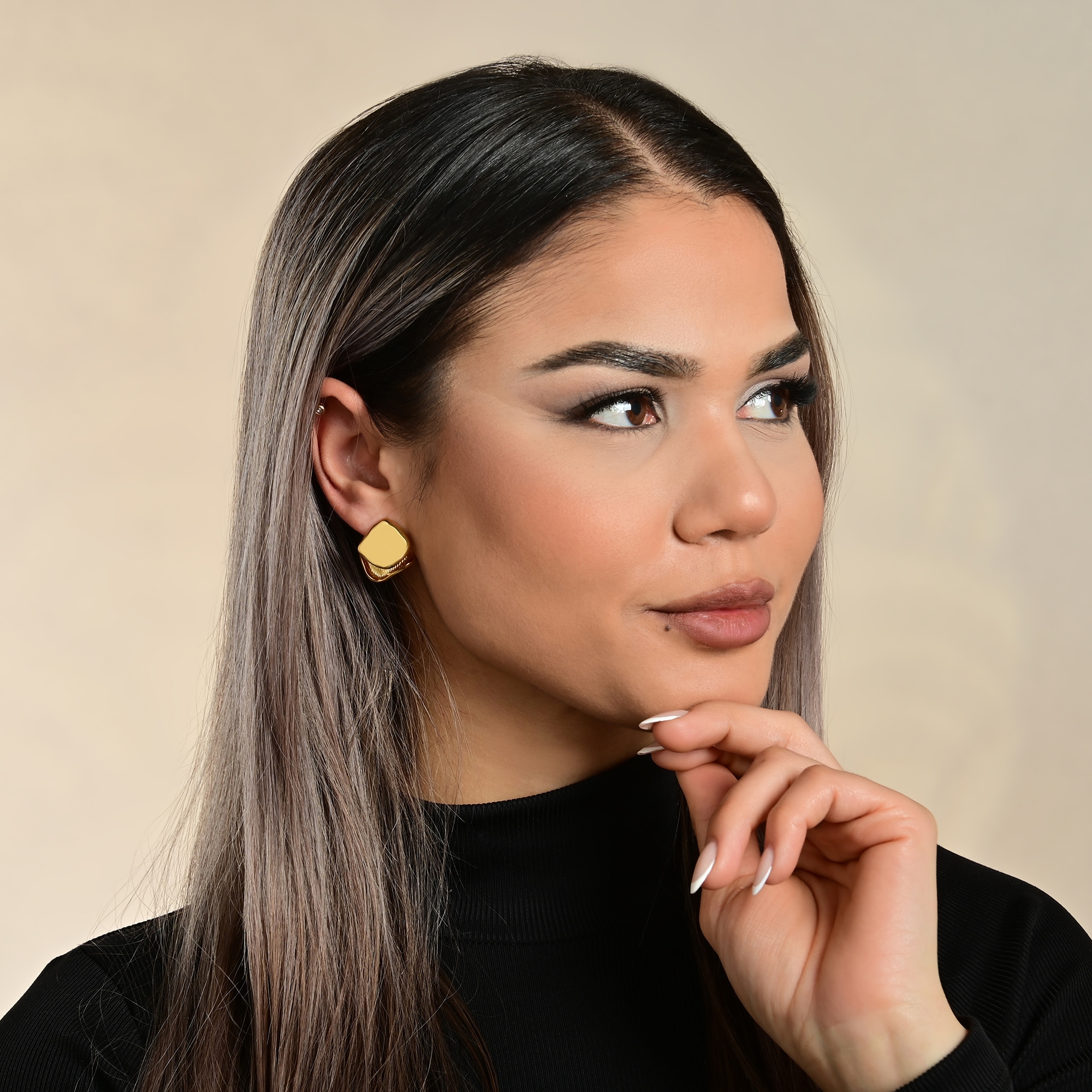 Adelia´s Paar Ohrstecker »Damen Ohrringe ¿ Ohrstecker aus Edelstahl«