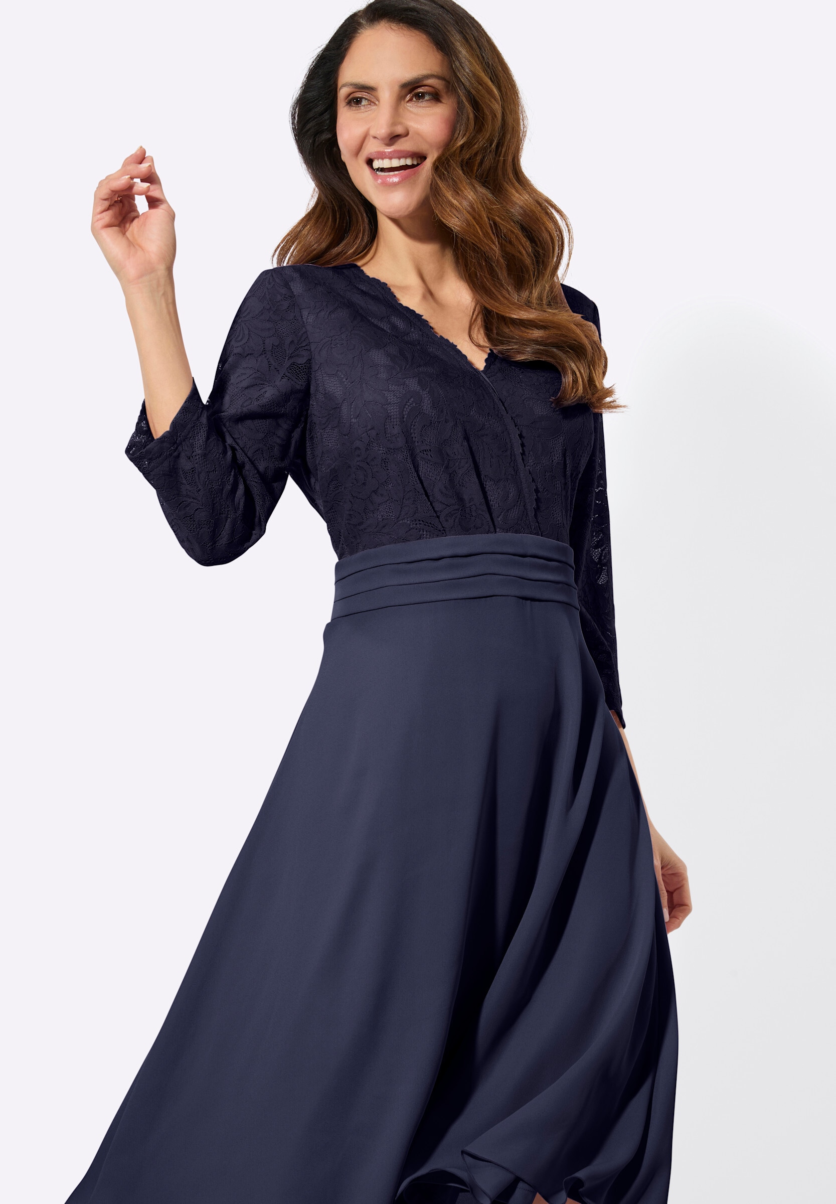 Witt Jerseykleid »Spitzen-Kleid Spitzenkleid« Ohne Tasche