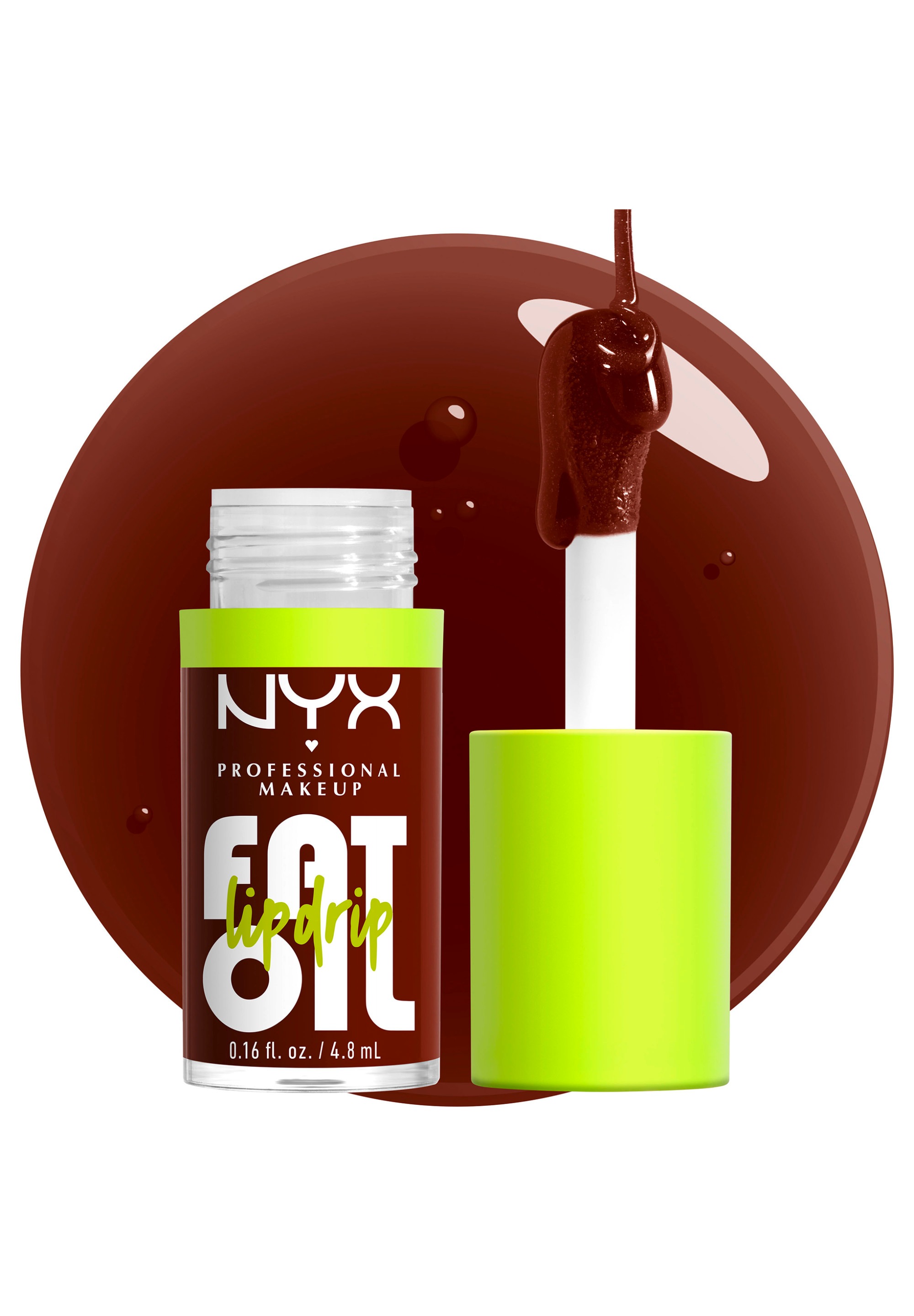 NYX Lipgloss »NYX Professional Makeup Fat Oil Lip Drip« mit intensiv-schimmerndem Finish, individuell aufbaubare Farbe