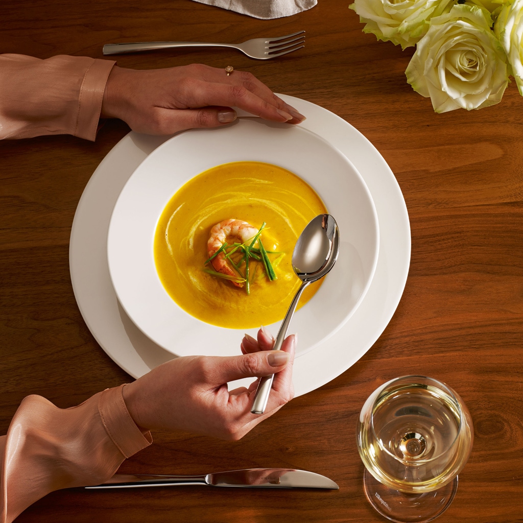 Villeroy & Boch Suppenteller »Suppenteller For Me ø 24,7 cm 6er Set weiß«