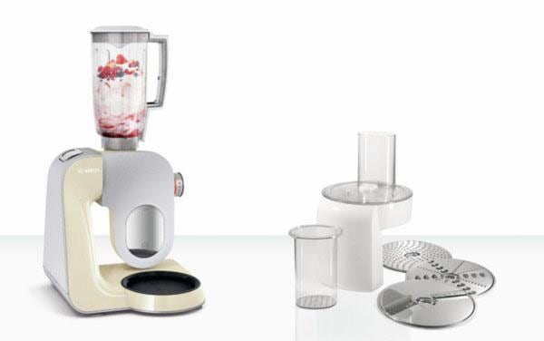 BOSCH Küchenmaschine »MUM5 CreationLine MUM58920«, vielseitig einsetzbar, Durchlaufschnitzler, 3 Reibescheiben Mixer