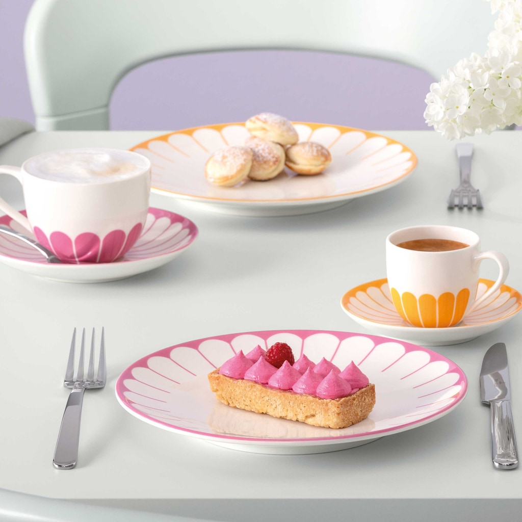 Villeroy & Boch Tasse »Kaffeetasse mit Untertasse Fleur Couleur 160 ml«