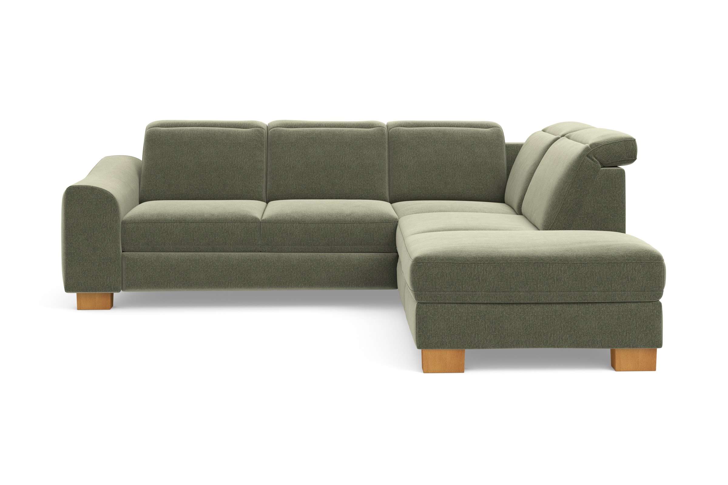 Home affaire Ecksofa »Dundee L-Form«, wahlweise mit Kopfteilverstellung und zusätzlich mit Bettfunktion