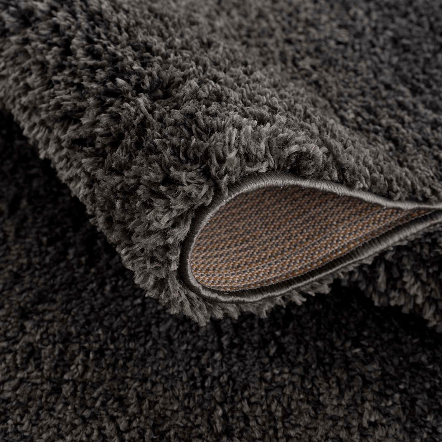 Carpet City Hochflor-Teppich »Pulpy 100«, rechteckig, 30 mm Höhe, Läufer, weich, mit Fransen, uni, viele Größen, Wohnzimmer, Schafzimmer