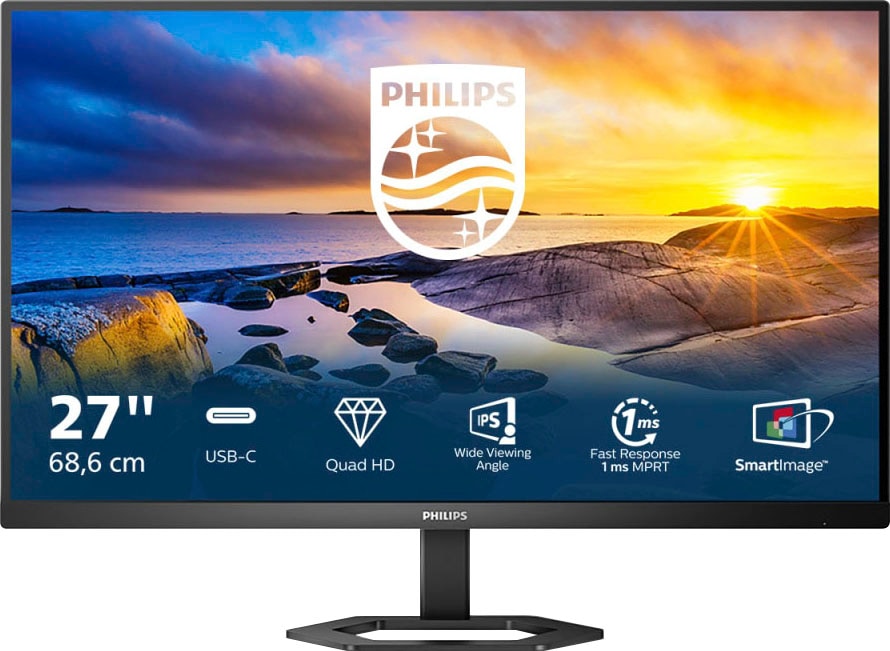 Philips LCD-Monitor »27E1N5600AE«, 68,6 cm/27 Zoll, 2560 x 1440 px, WQHD, 1 ms Reaktionszeit, 75 Hz