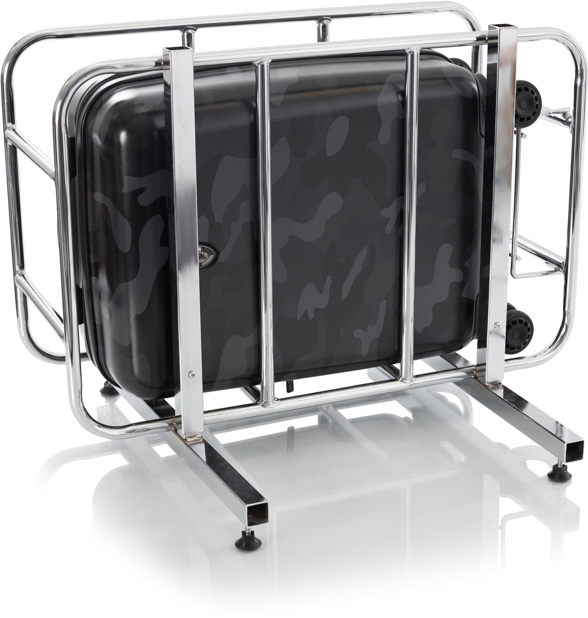 Heys Hartschalen-Trolley »Black Camo, 53 cm« 40 l 4 Rollen Heys x Joachim Llambi Hartschalen-Koffer Volumenerweiterung