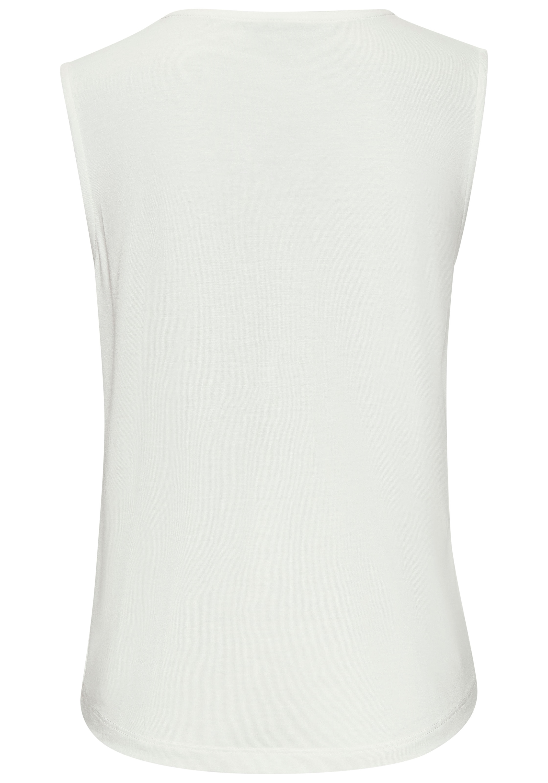 LASCANA Strandtop, mit Zierknöpfen, Sommertop, Basic