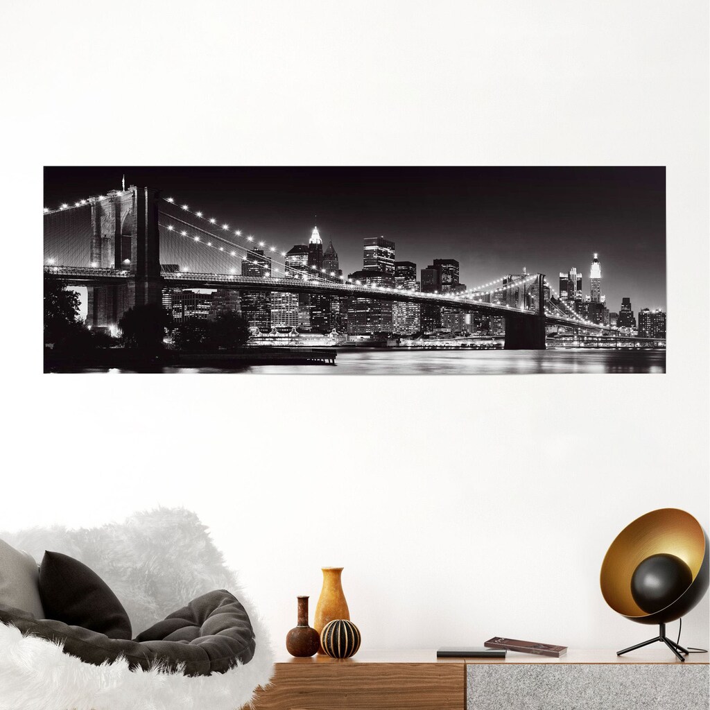 Reinders! Poster »New York Brooklyn Bridge«, (1 St.)
