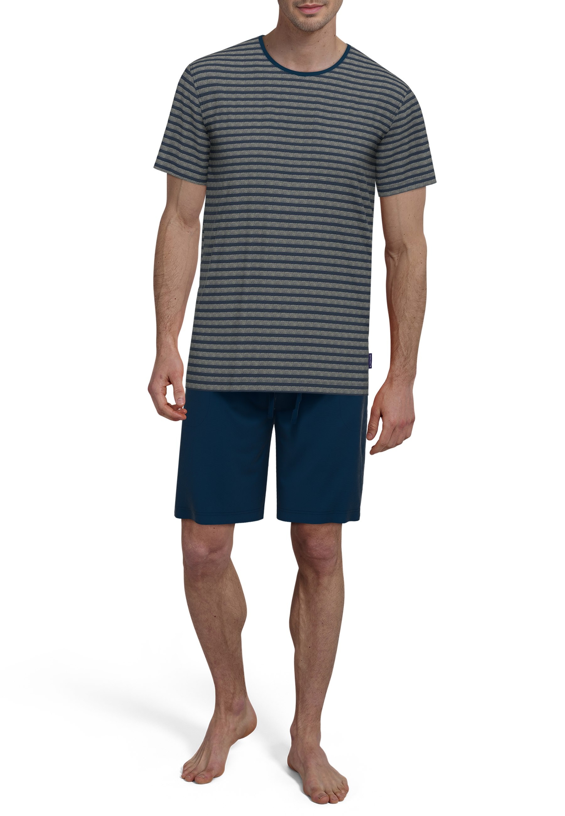 TOM TAILOR Shorty »Longford«, (2 tlg.), Gestreiftes Oberteil, Uni Hose