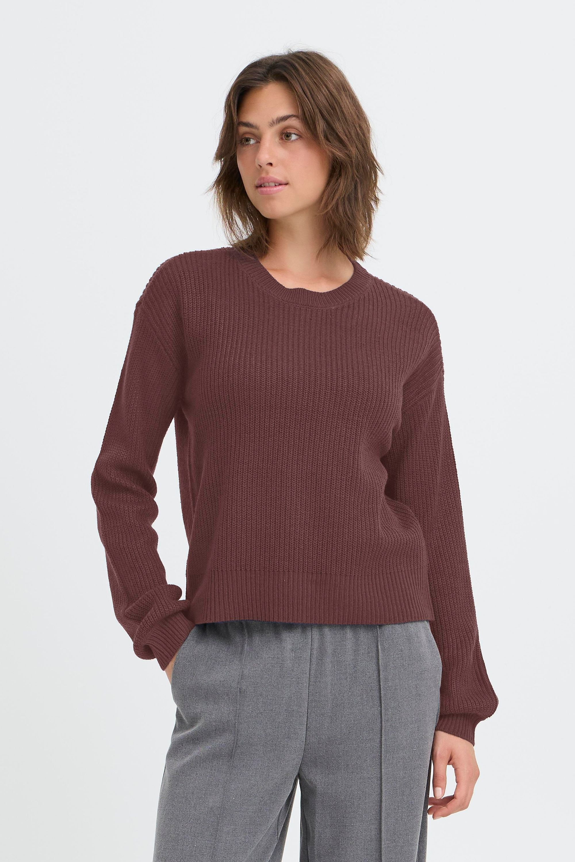 OXMO Strickfleece-Pullover »Strickpullover OXKimni«