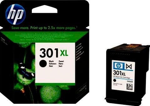 HP Tintenpatrone »301XL«, original Druckerpatrone 301 schwarz XL