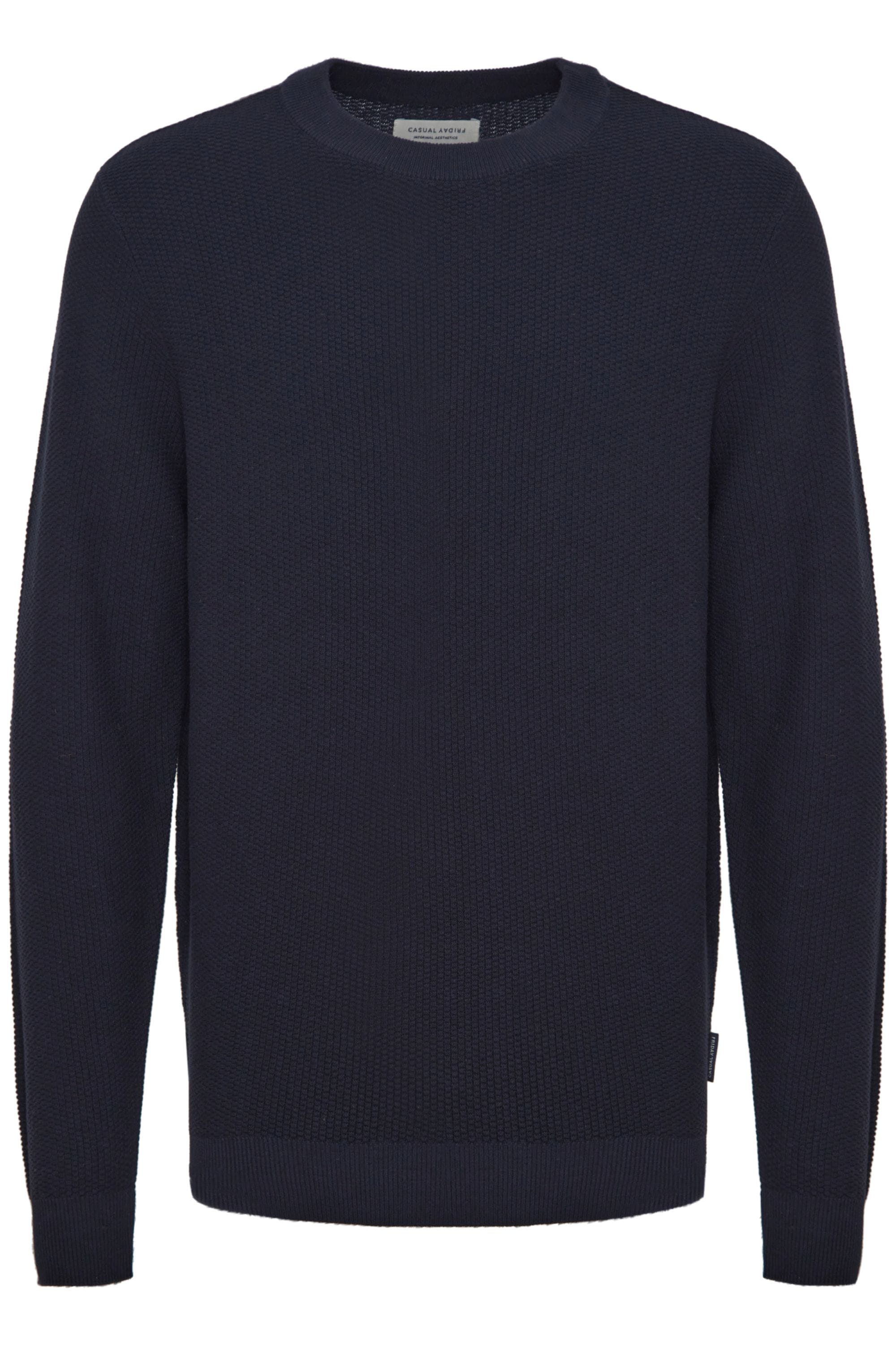 Casual Friday Strickfleece-Pullover »Strickpullover CFKarl«