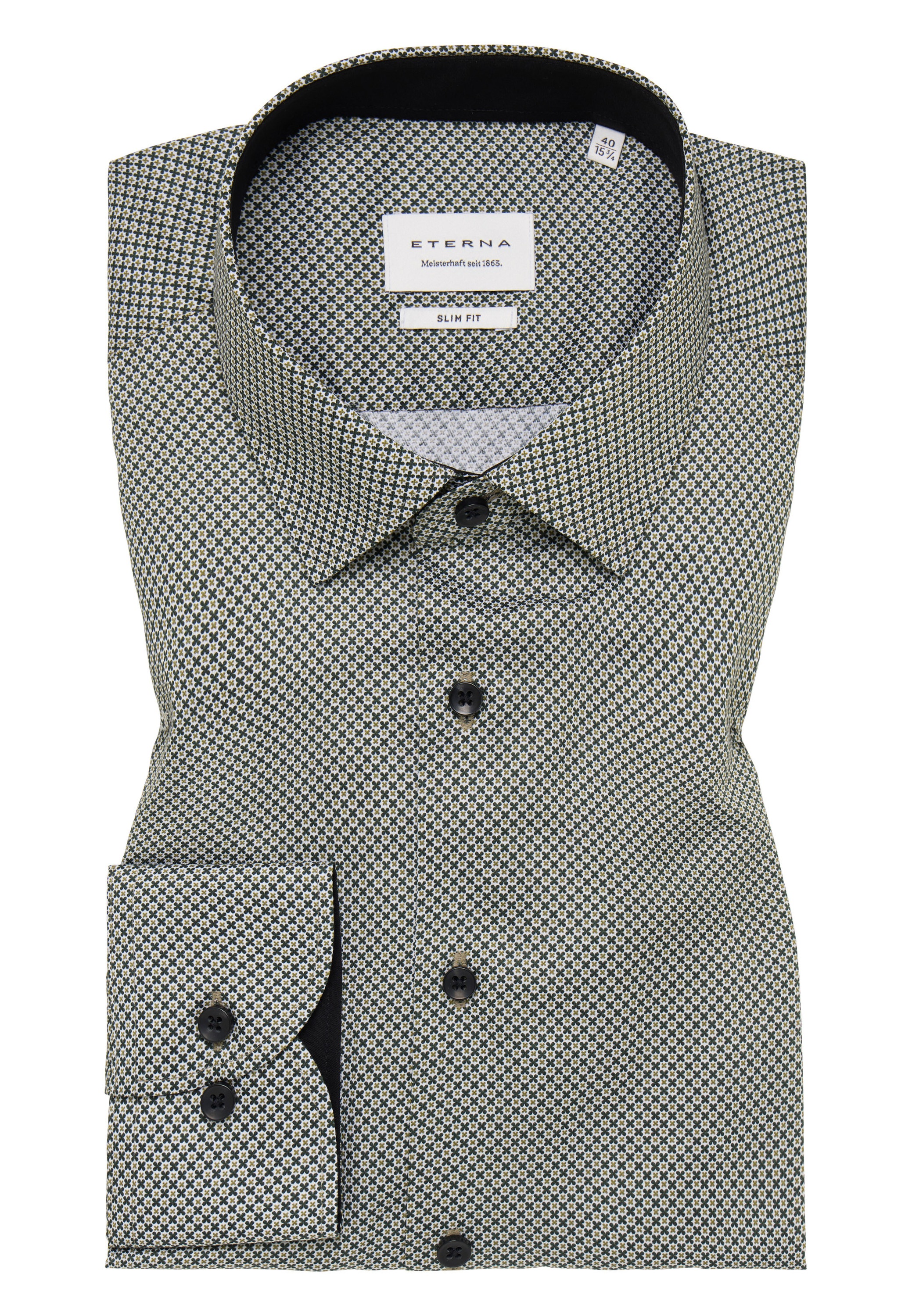 Eterna Langarmhemd »SLIM FIT«, NON IRON (bügelfrei)