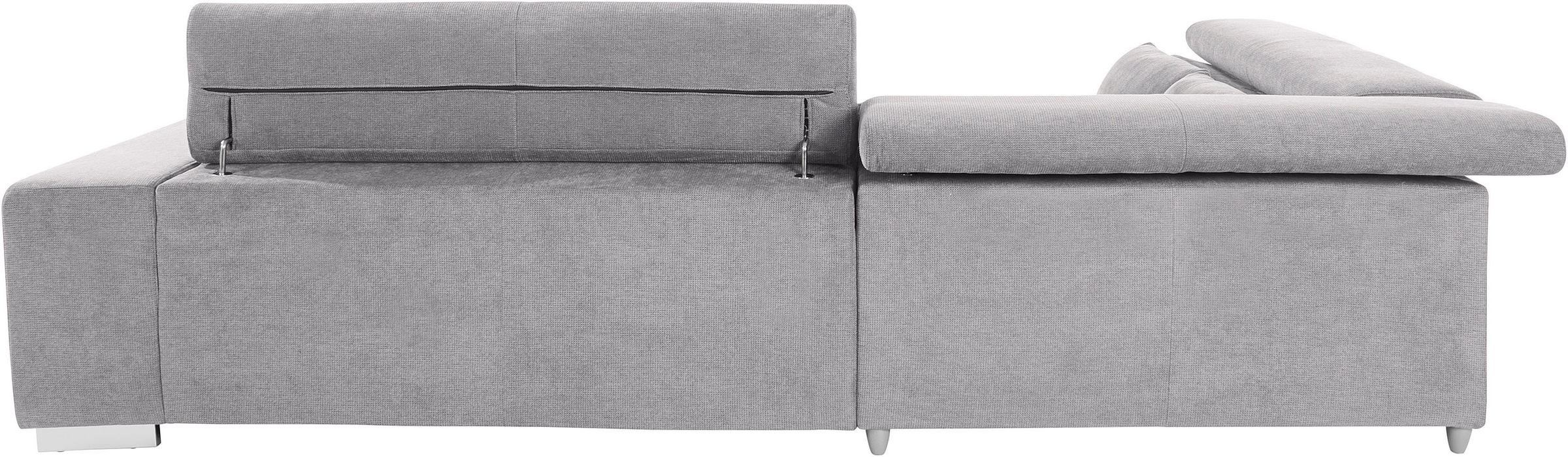 COTTA Ecksofa »Orion L-Form«, mit Kopfteilverstellung & 5 Nierenkissen