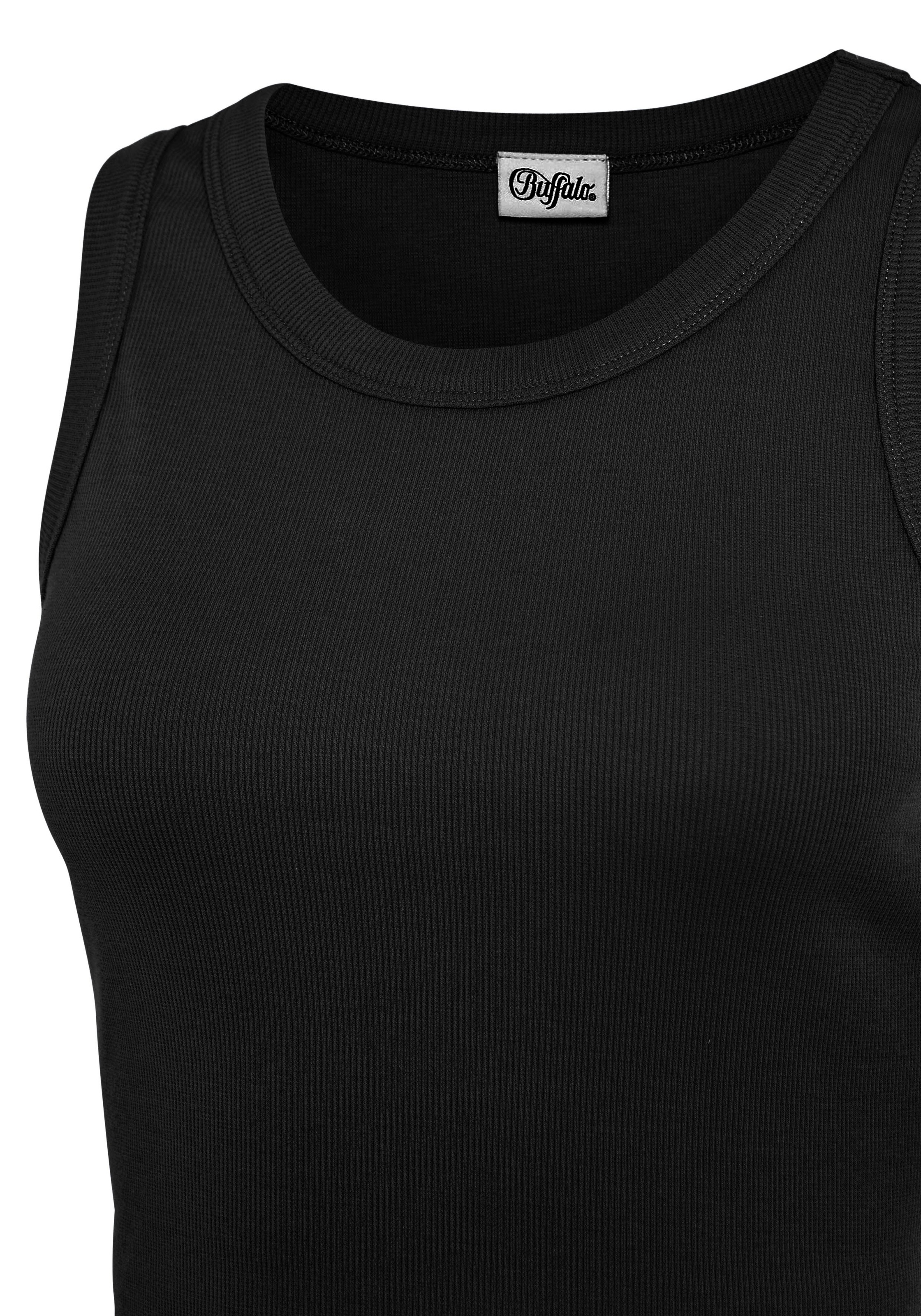 Buffalo Minikleid, aus weicher Rippware