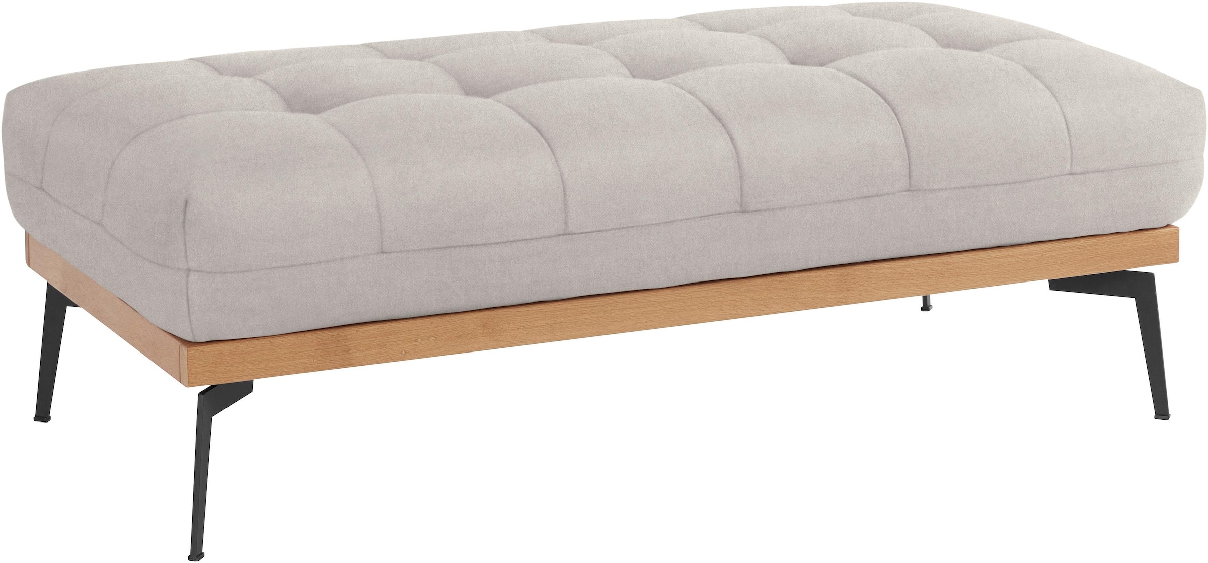 exxpo - sofa fashion Hocker »Palic, moderner Polsterhocker mit tollen Verarbeitungsdetails«