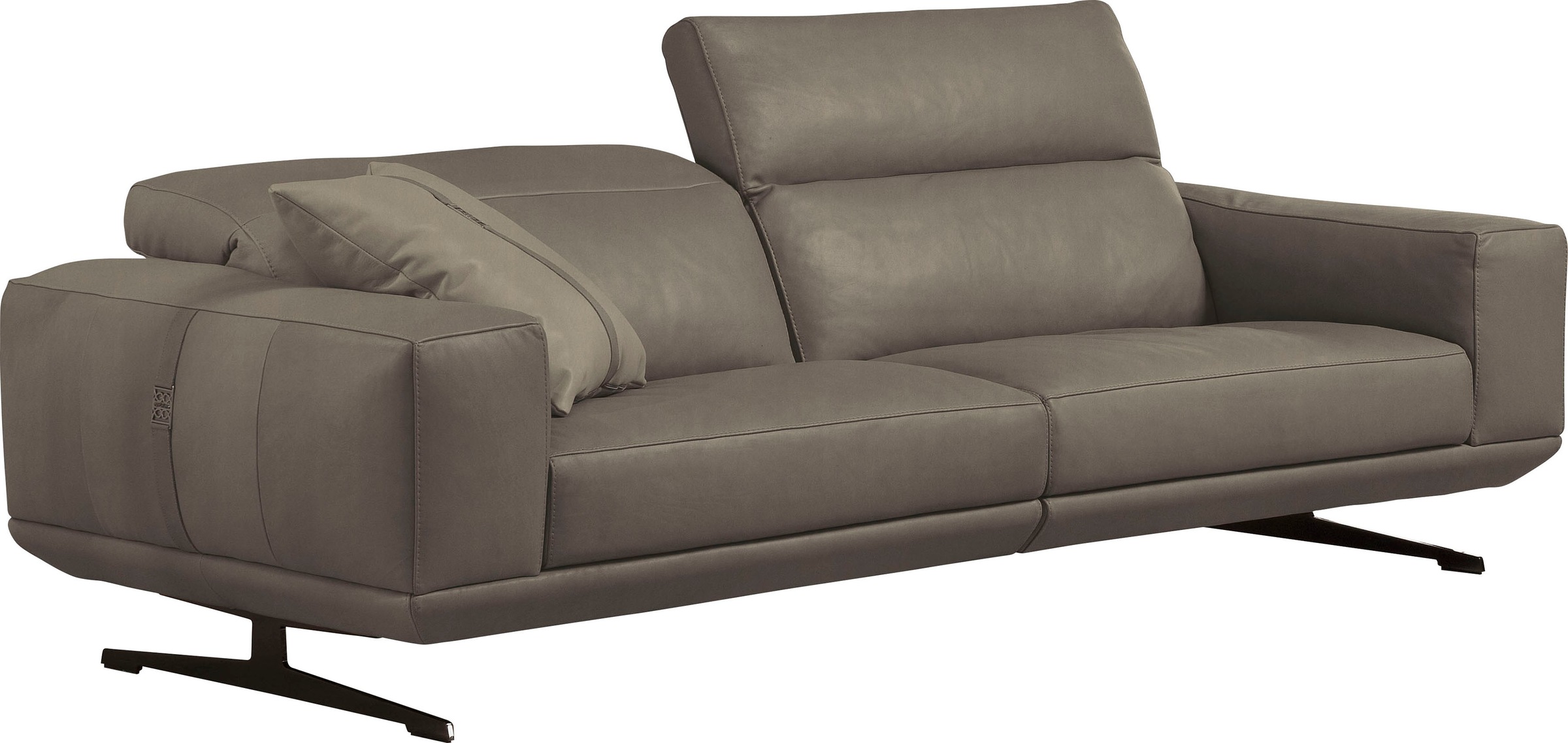 Egoitaliano 2,5-Sitzer »Gloria, super bequem und hochwertige Verarbeitung, edles Design«, beidseitig verstellbare Rückenelemente, mit Metallfüßen