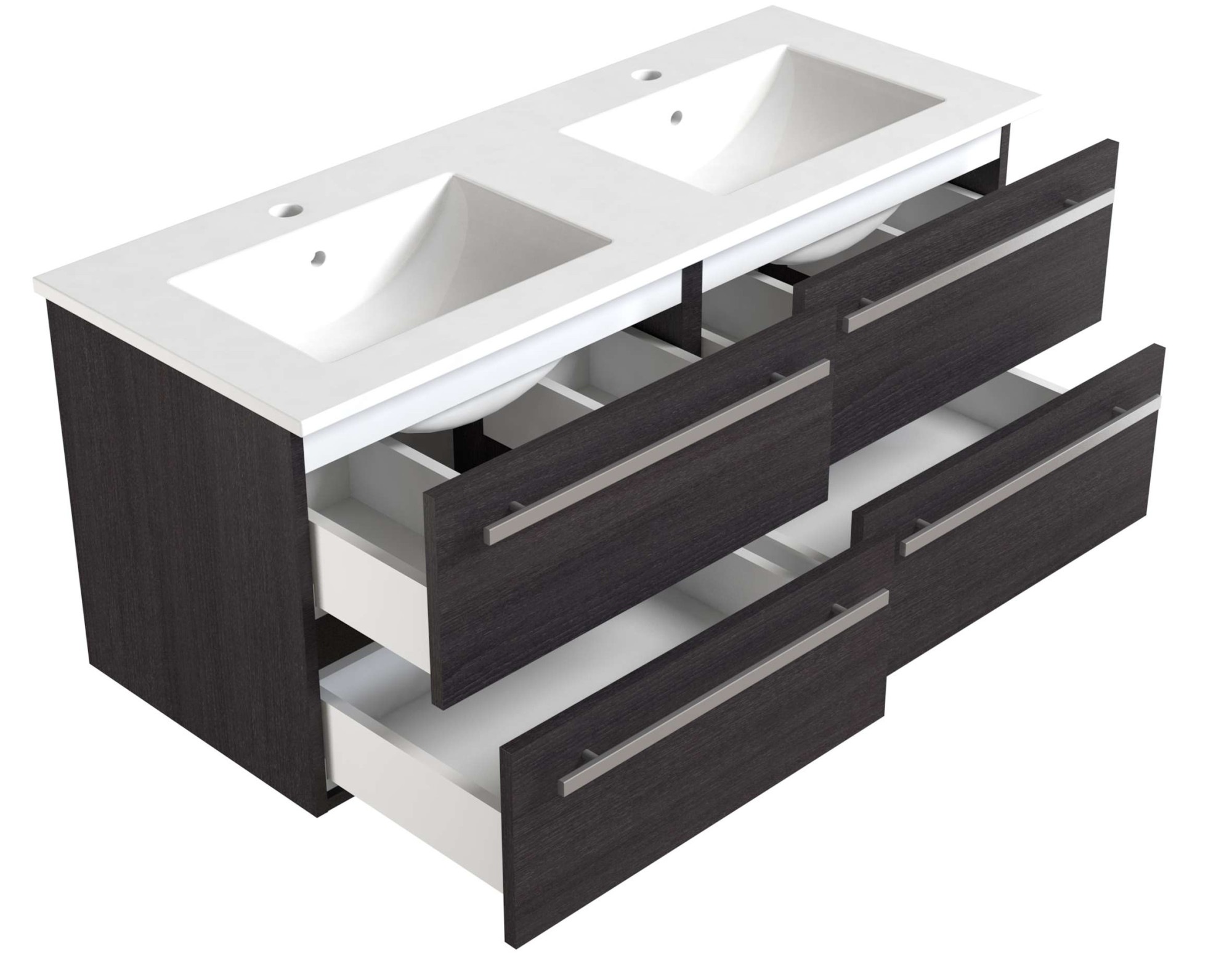 welltime Doppelwaschbecken »Serena«