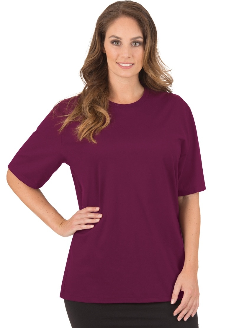 Trigema T-Shirt »TRIGEMA T-Shirt DELUXE Baumwolle«, (1 tlg.)