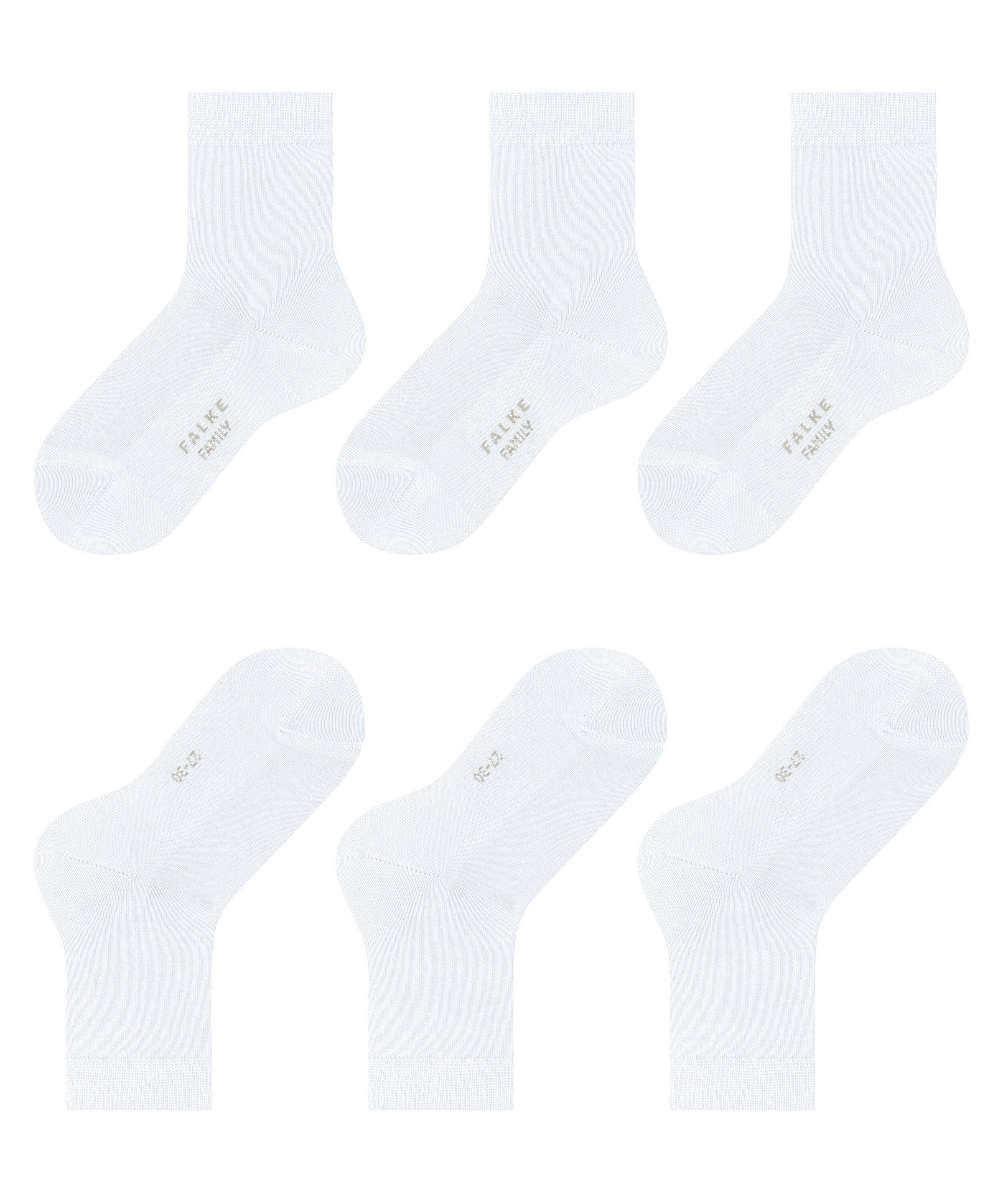 FALKE Socken »Family« 3 Paar tlg. mit  Baumwolle, atmungsaktiv